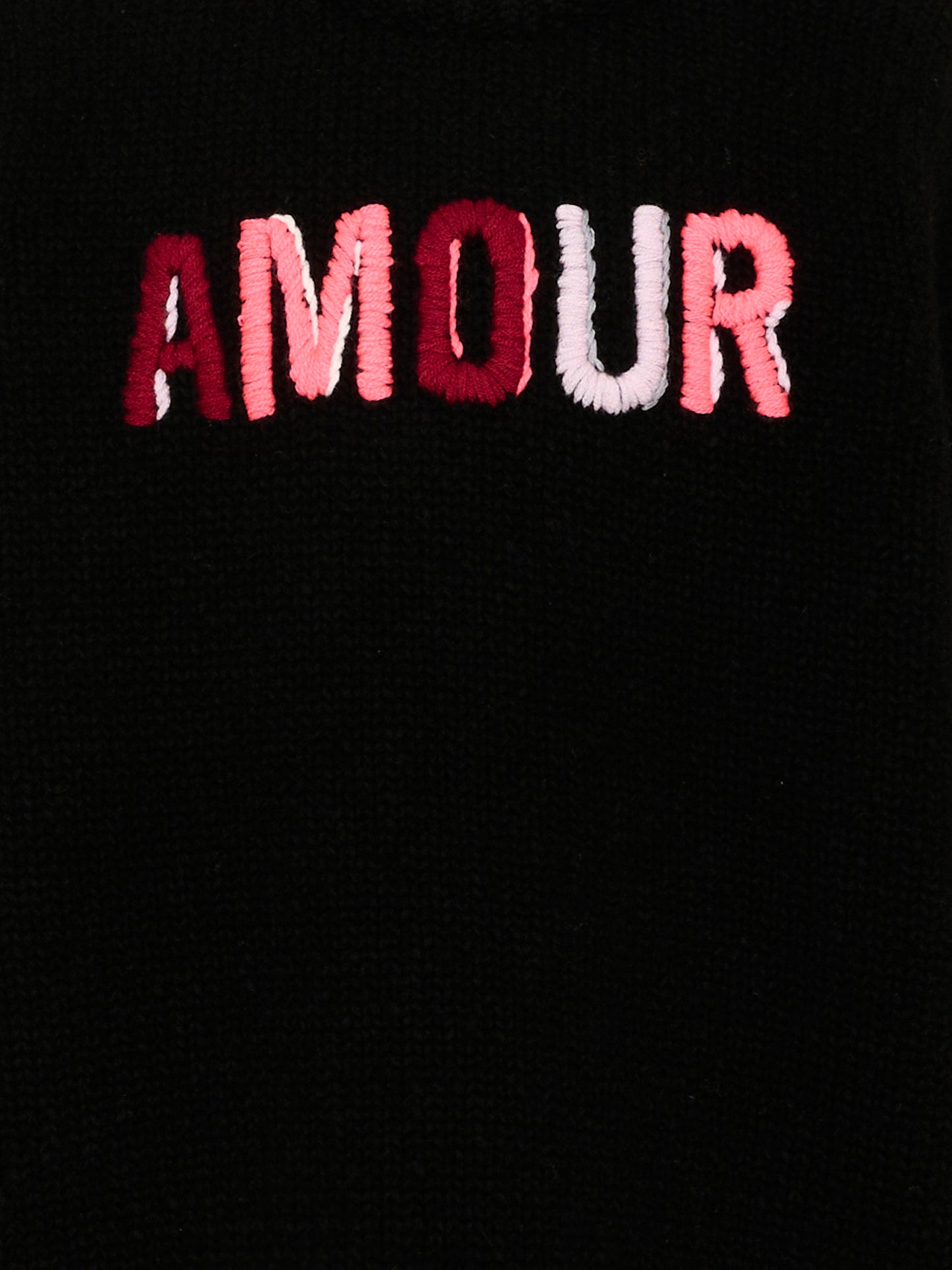 Maglione nero per bambina con scritta,Zadig & Voltaire Kids,X60809 09B