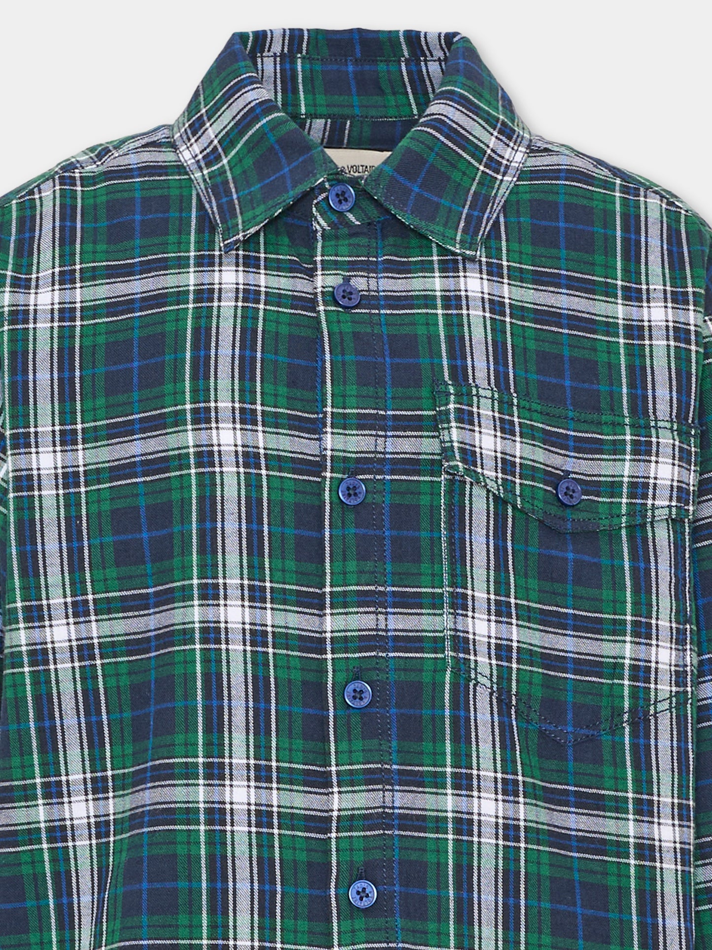 Camicia a manica lunga per bambina multicolor,Zadig & Voltaire Kids,X60855 66H