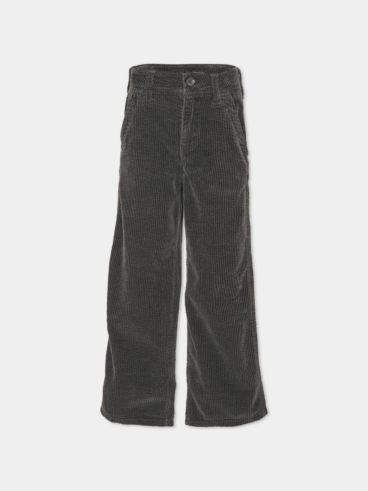 Pantalone nero per bambino in velluto a coste,Zadig & Voltaire Kids,X60859 09B