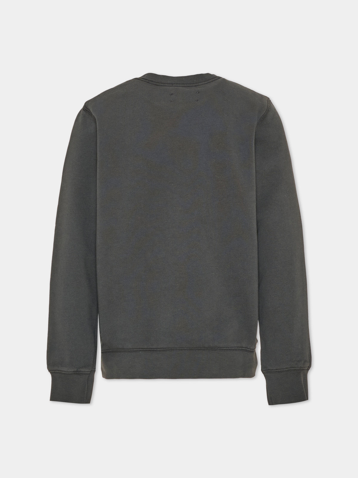 Felpa girocollo grigia per bambina con logo,Zadig & Voltaire Kids,X60867 096