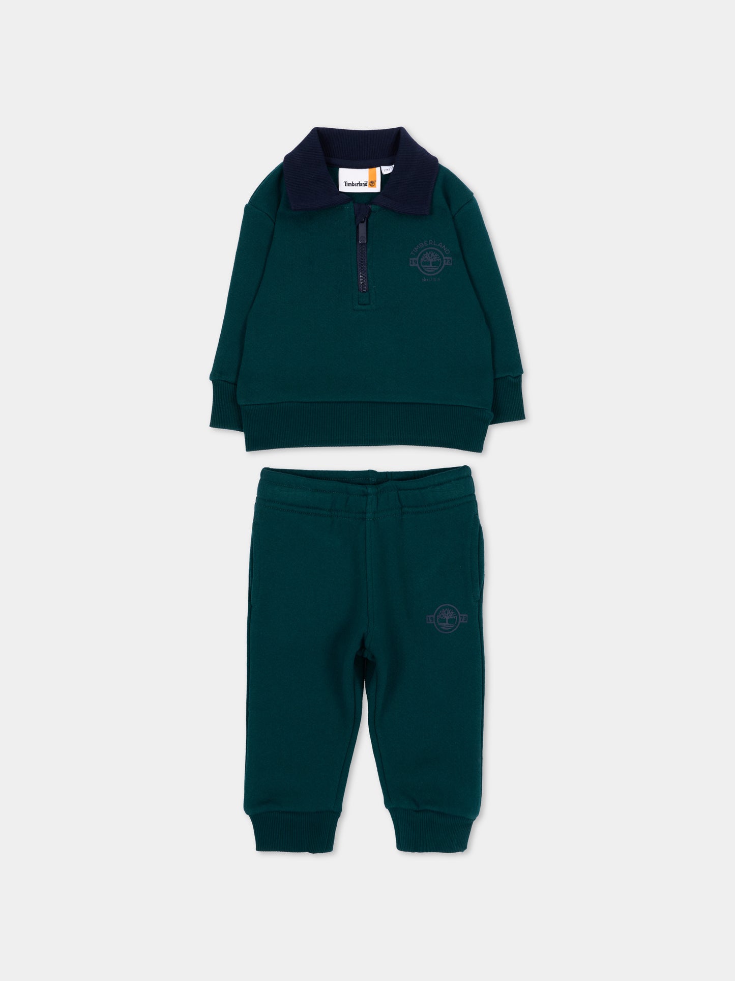 Completo sportivo lungo verde per neonato,Timberland,T61036 68R