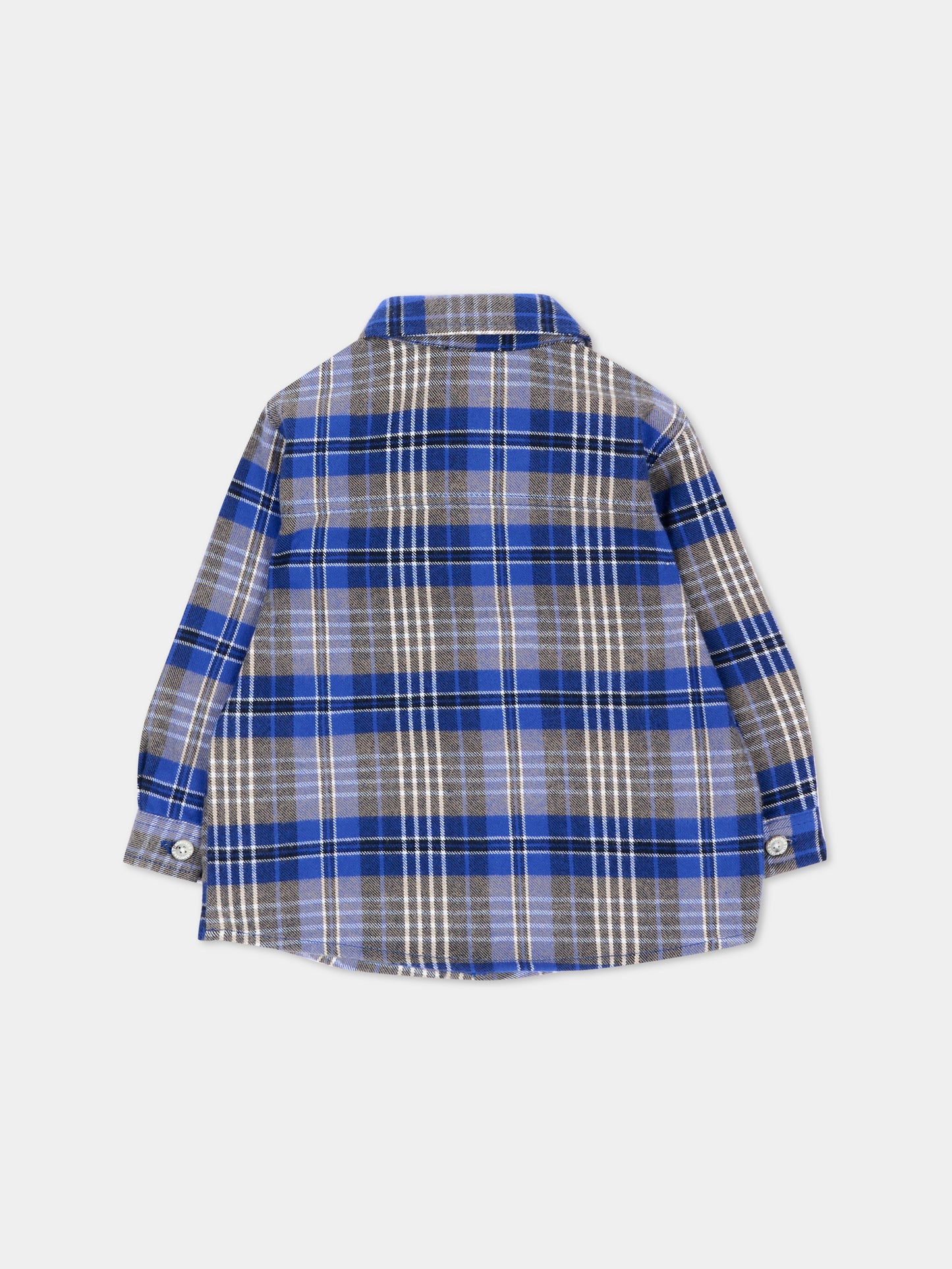 Camicia a manica lunga blu per neonato,Timberland,T61039 829