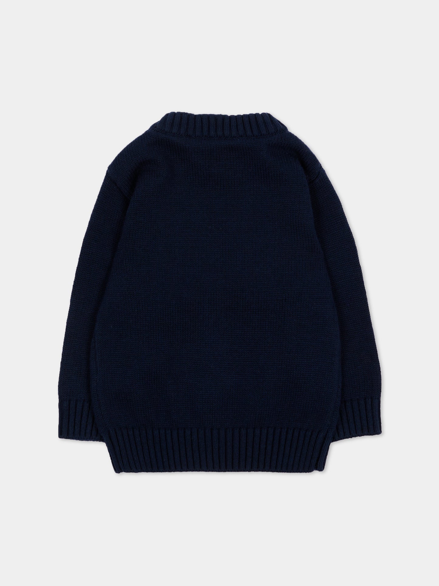 Maglione blu per neonato con logo,Timberland,T61042 849
