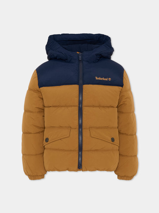 Piumino cammello per bambino,Timberland,T61057 325