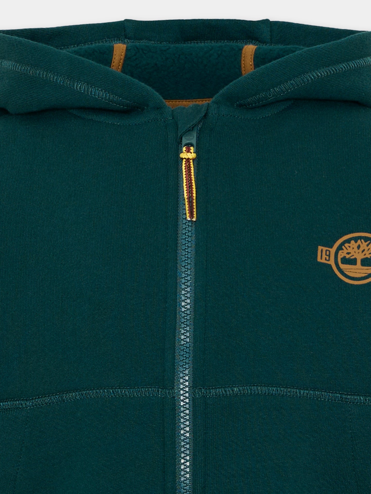 Felpa con cappuccio verde con logo,Timberland,T61067 68R