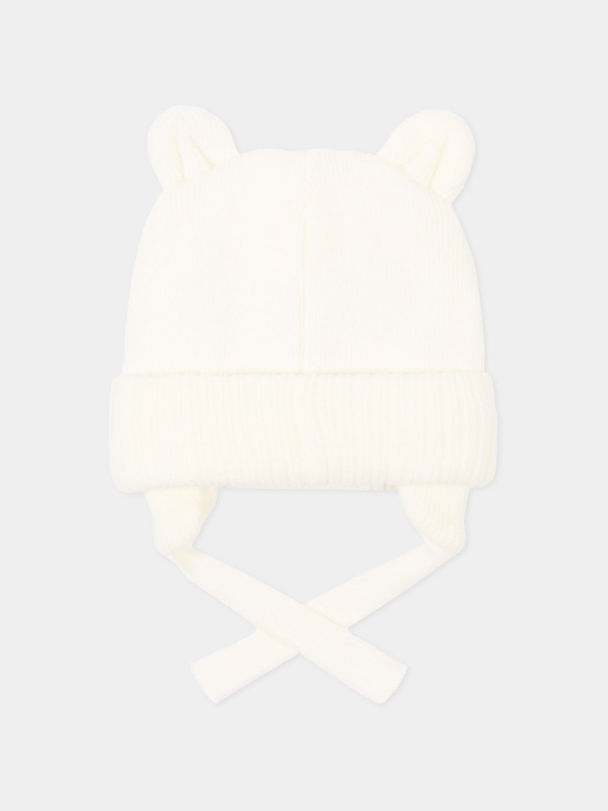 Berretto avorio per neonato con orsetto,Timberland,T61093 127