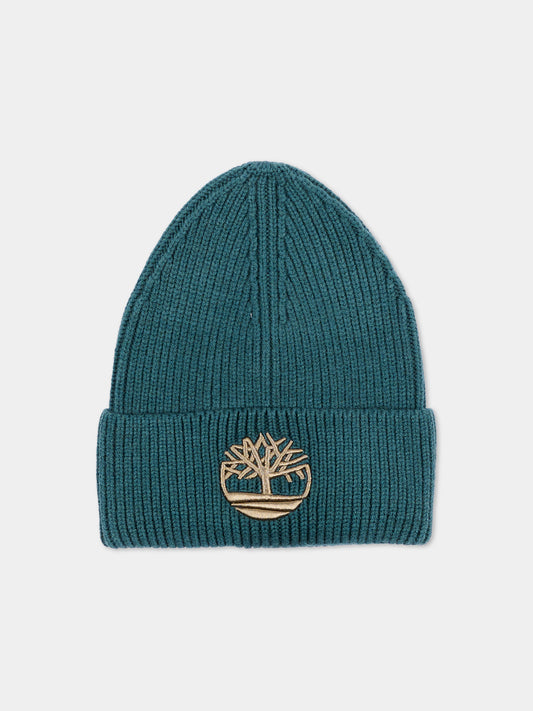 Berretto verde con logo,Timberland,T61097 68R
