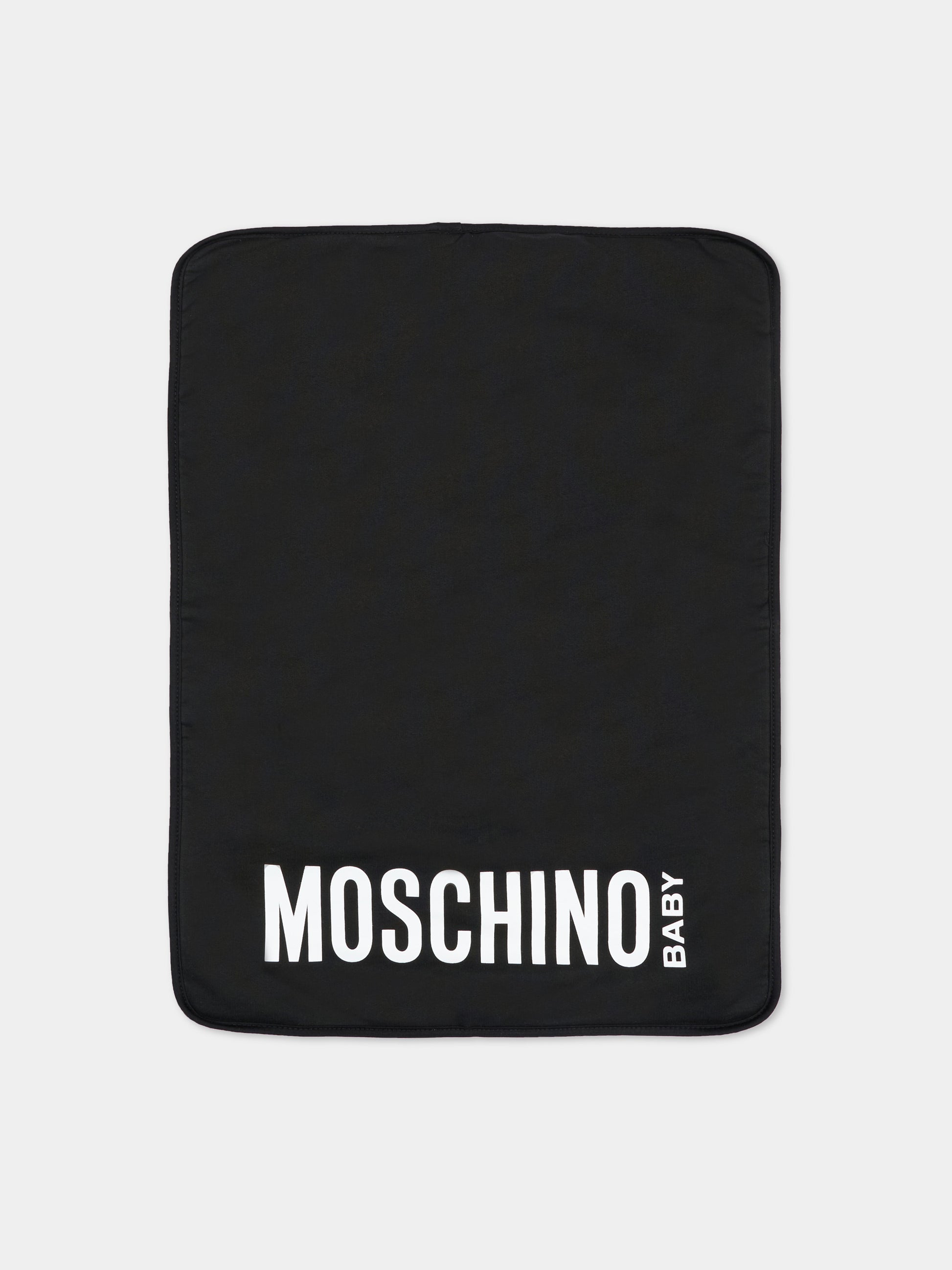 Borsa mamma nera per neonati con Teddy Bear,Moschino Kids,MUX05Z L3AC5 60100