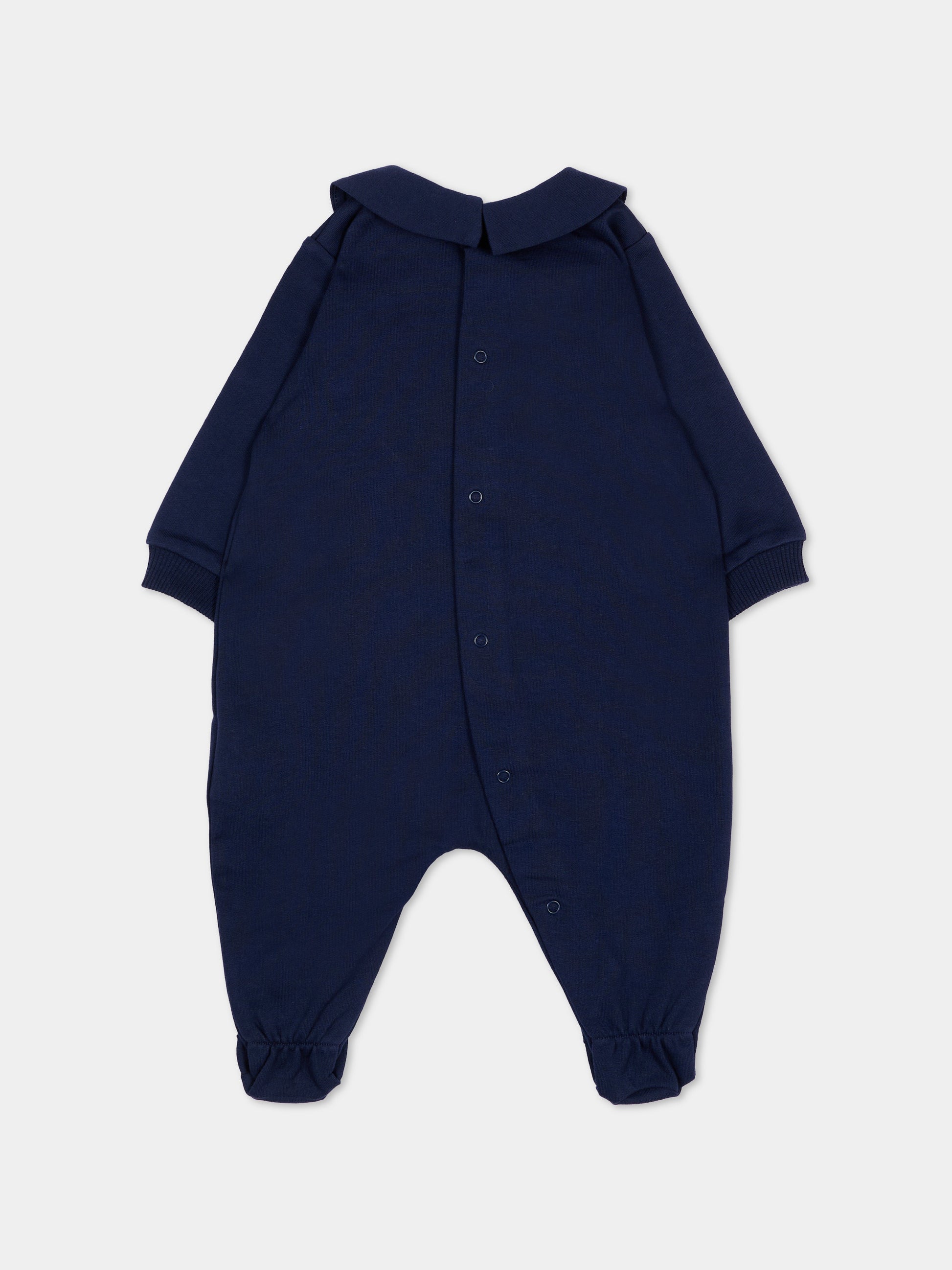 Set tutina blu per neonati con Teddy Bear,Moschino Kids,MUY09P LCA40 40016