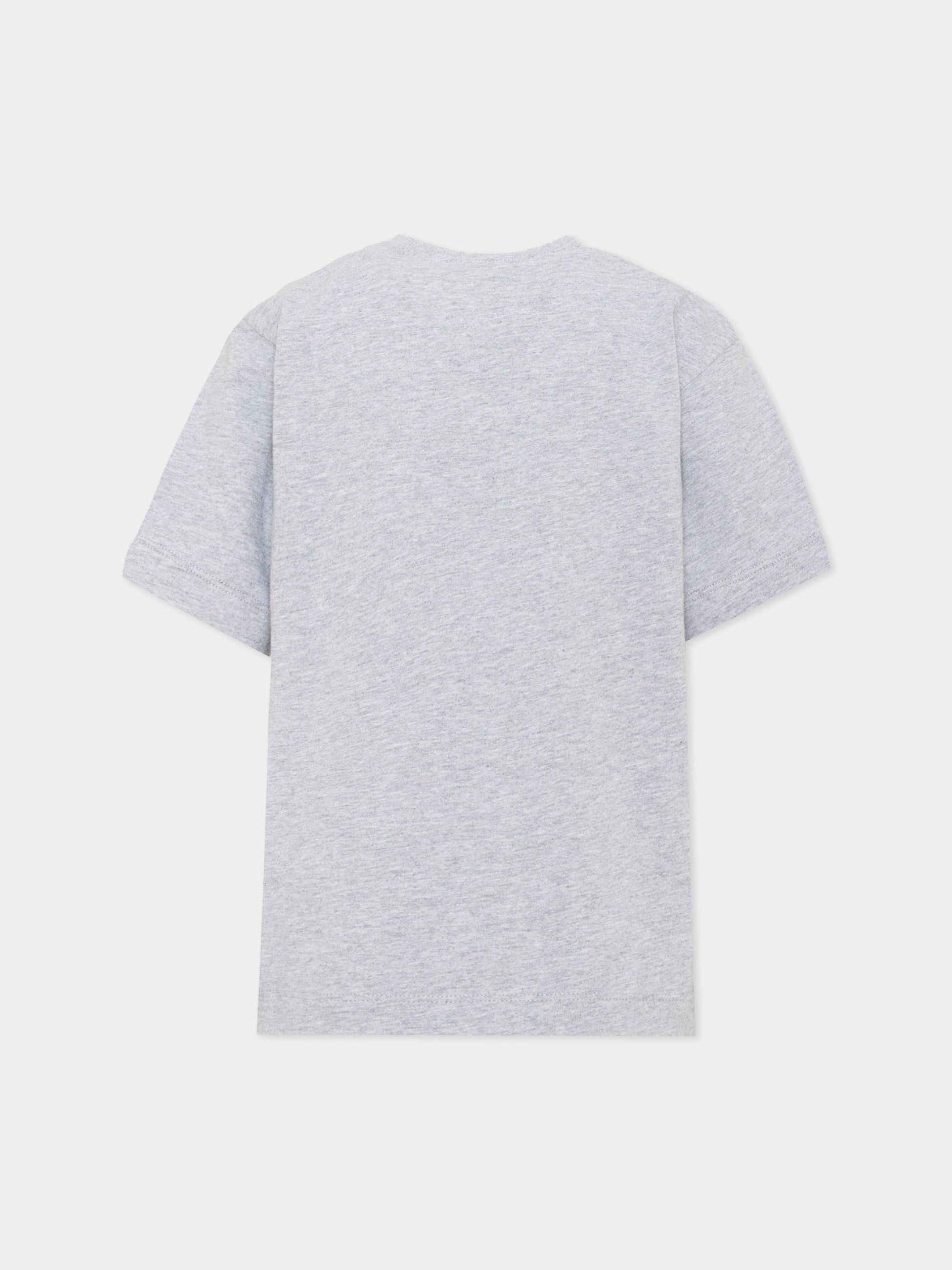 T-Shirt grigia per bambini con Teddy Bear,Moschino Kids,HMM05W LAA34 60901