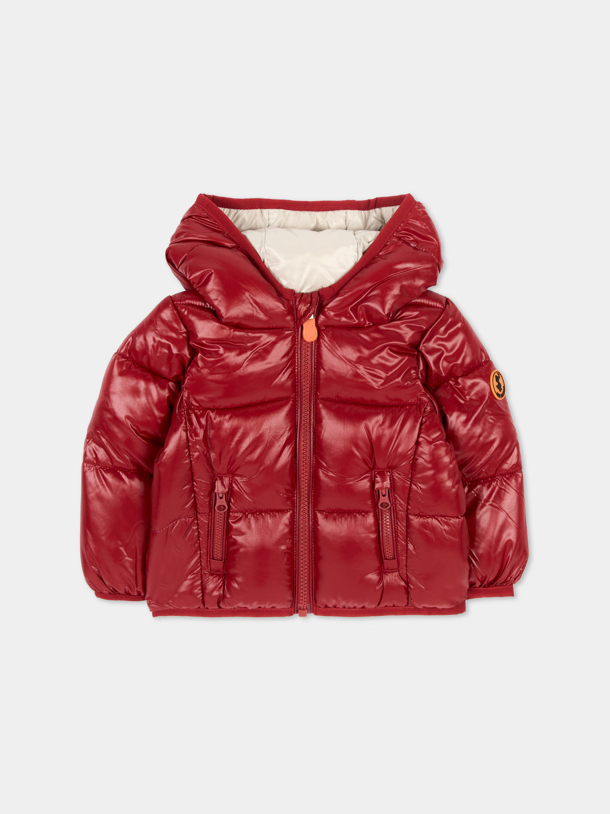 Piumino rosso Jody per neonati,Save The Duck Kids,I33231X LOVE23 70040