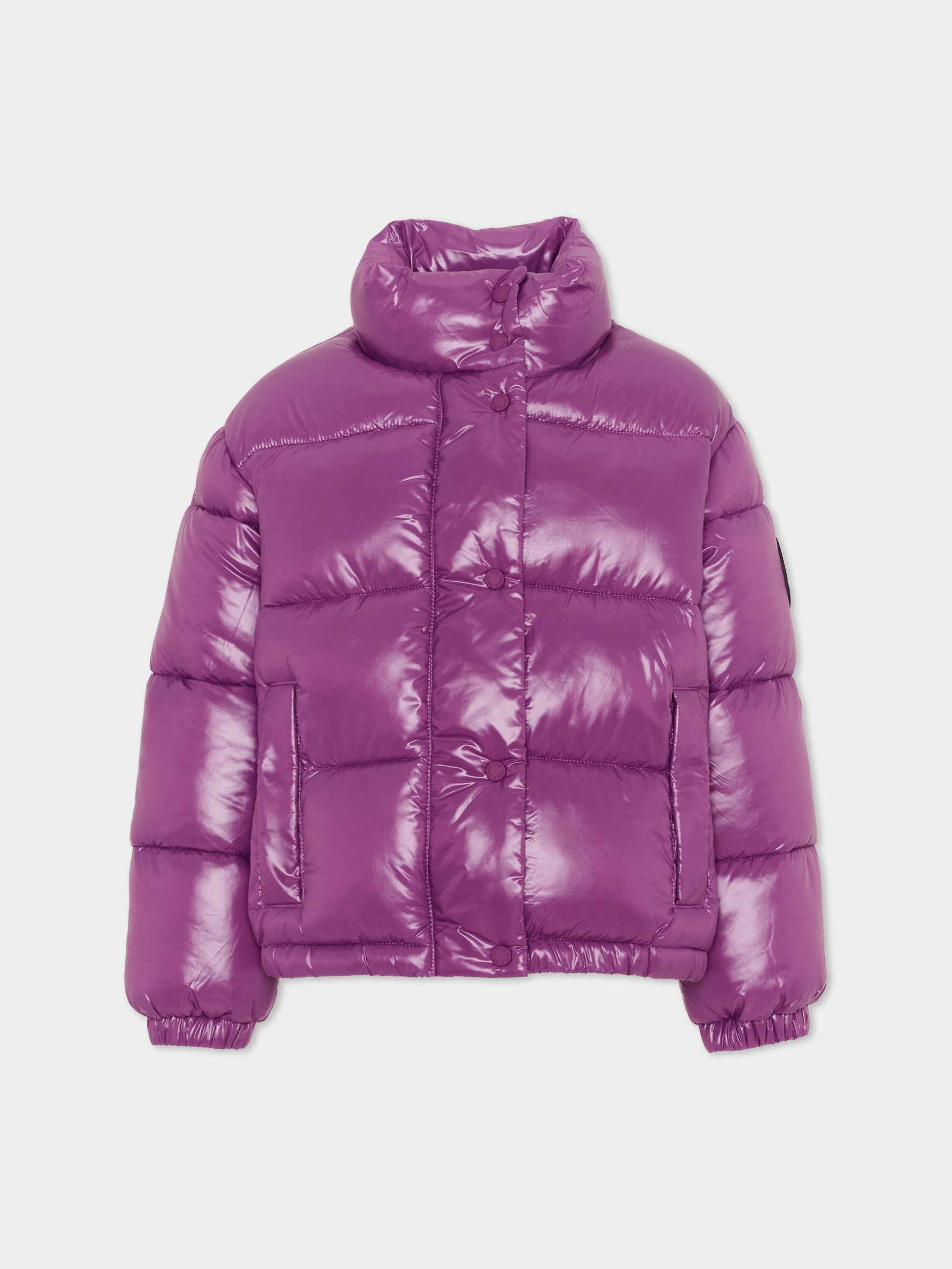 Piumino Cini viola per bambina,Save The Duck Kids,J31326G LOVE21 80045