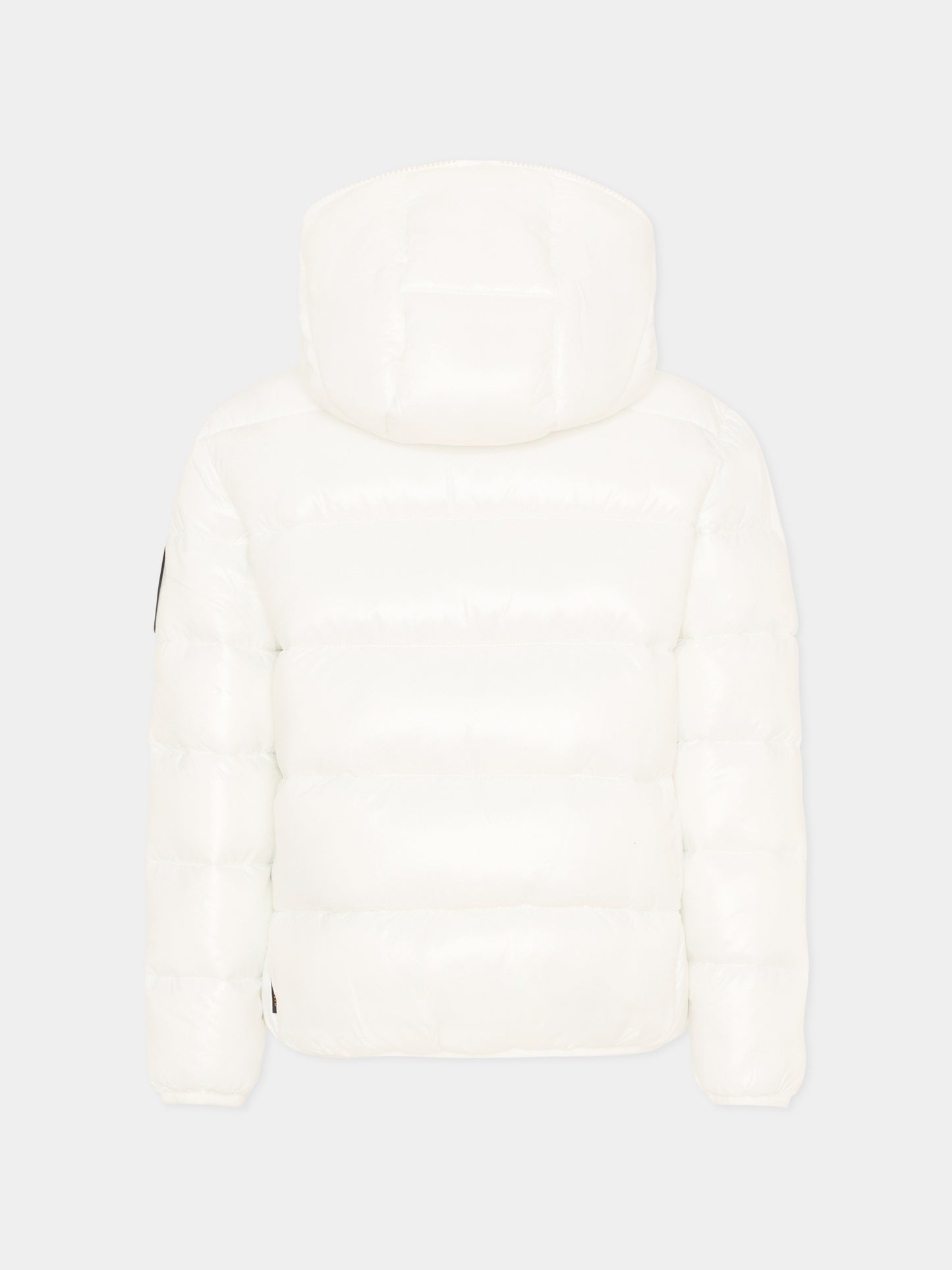 Piumino Kate bianco per bambini con logo,Save The Duck Kids,J38090G LOVE21 00002