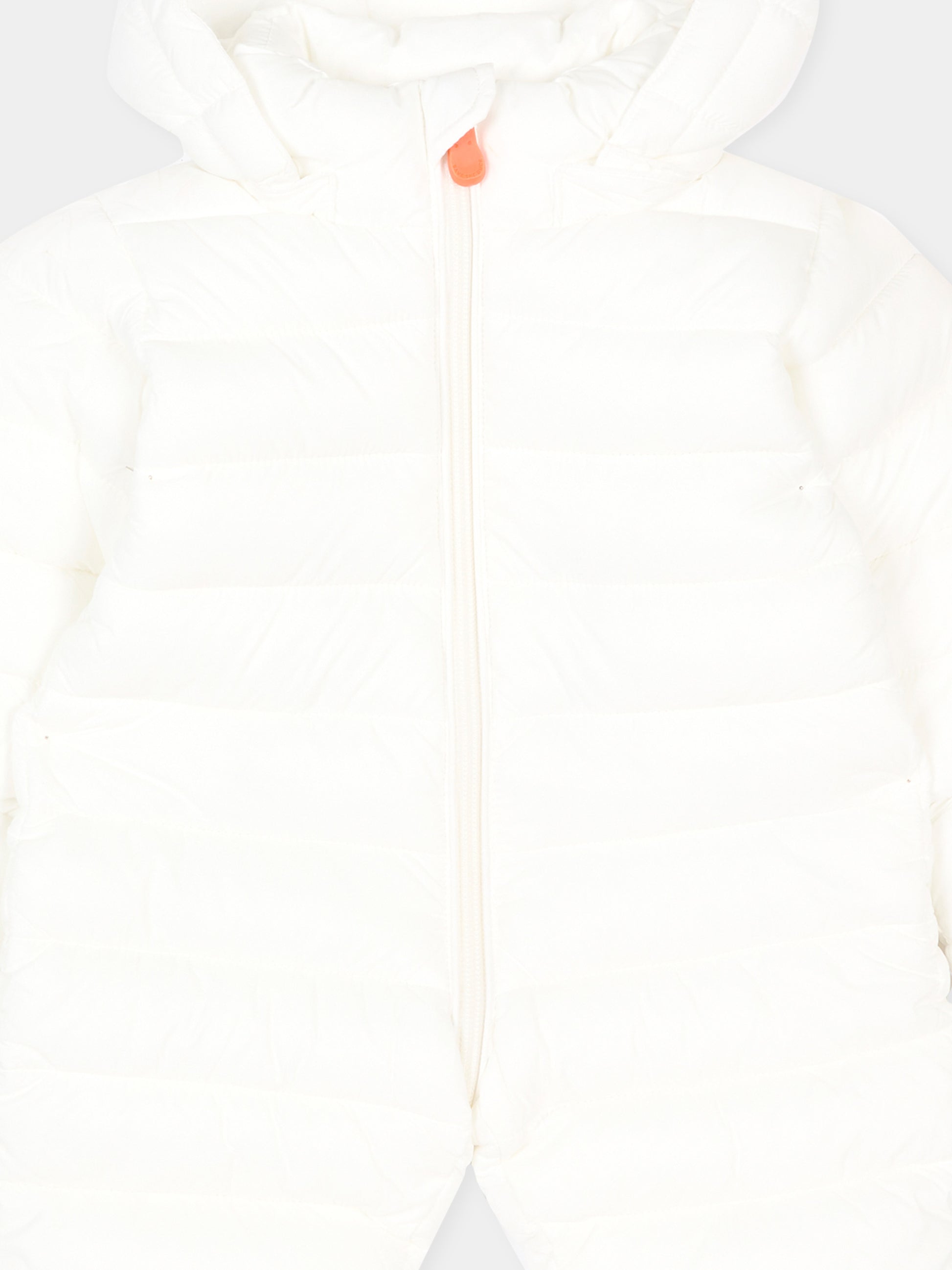 Piumino Storm bianco per neonati con logo,Save The Duck Kids,I30002X GIGA21 00002