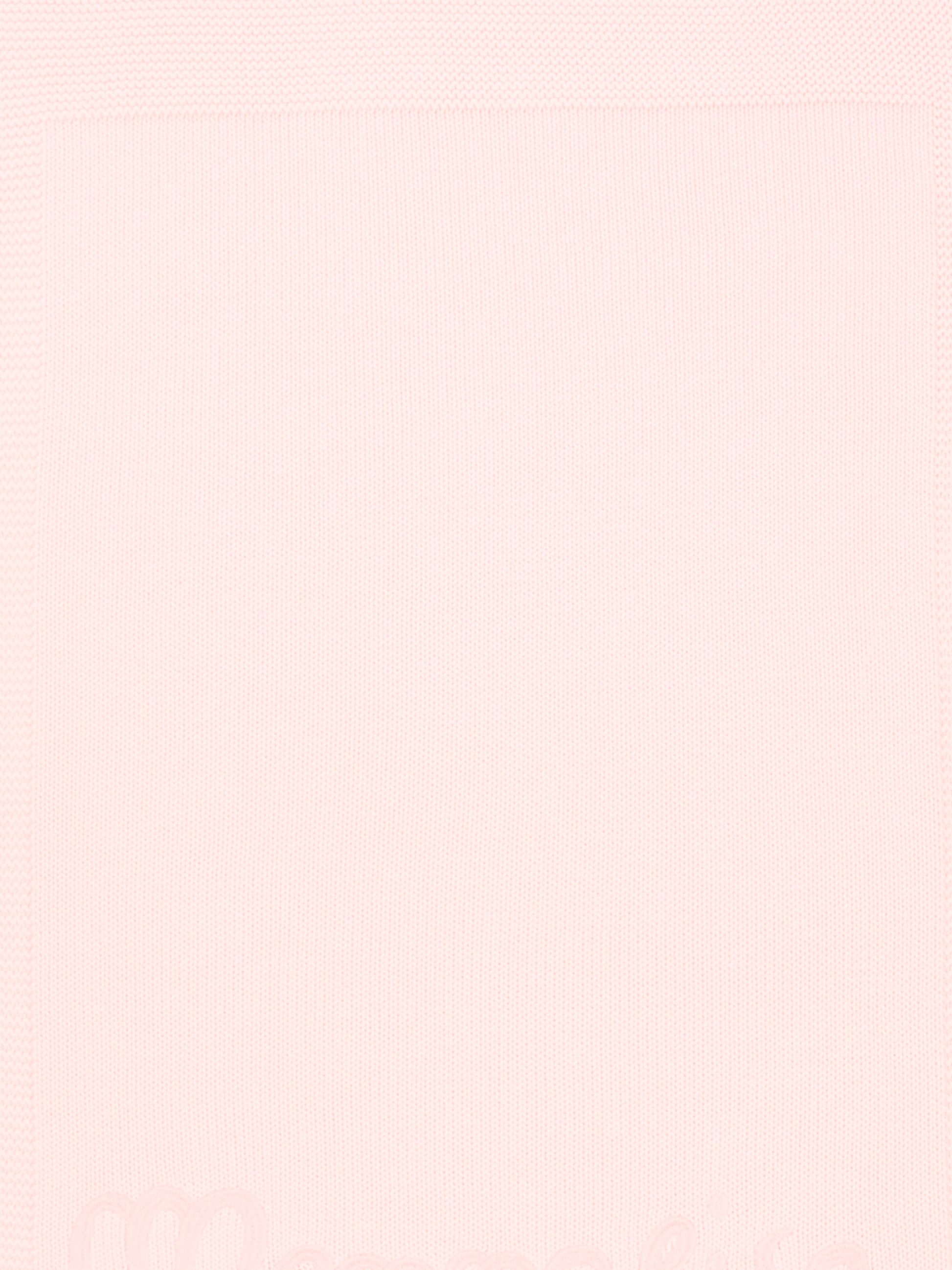 Coperta rosa per neonata con logo,Monnalisa,35F003 6083 091C