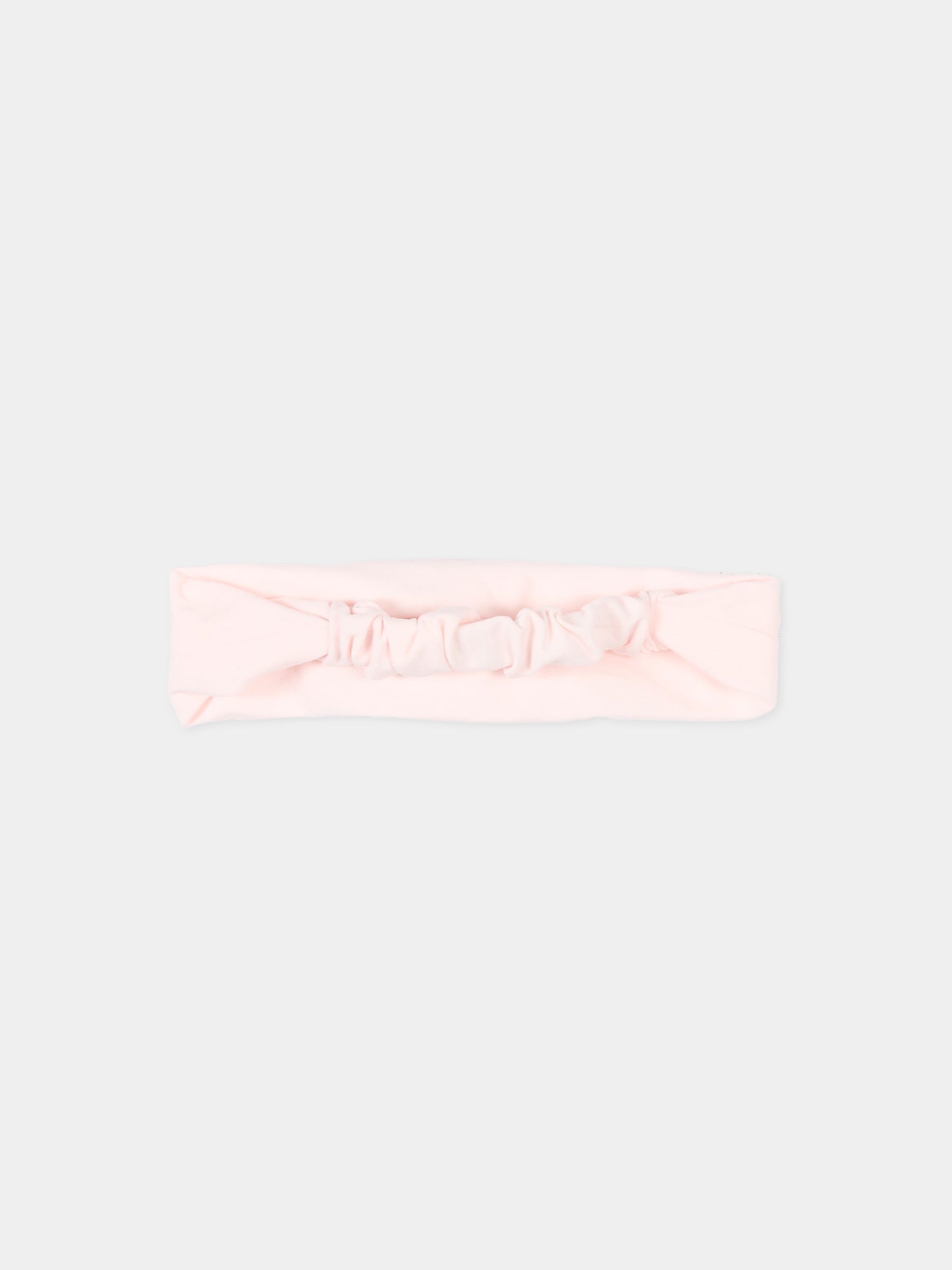Fascia rosa per neonata con rosa,Monnalisa,73F006 6803 0092
