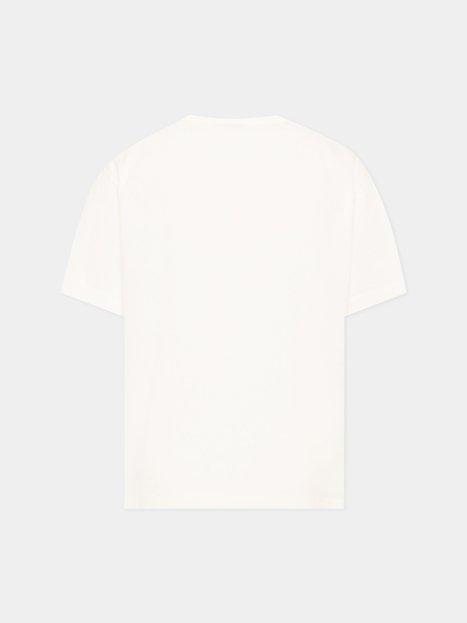 T-Shirt avorio per bambino con logo,Dolce & Gabbana Kids,L4JTHV G7Q2W W0111