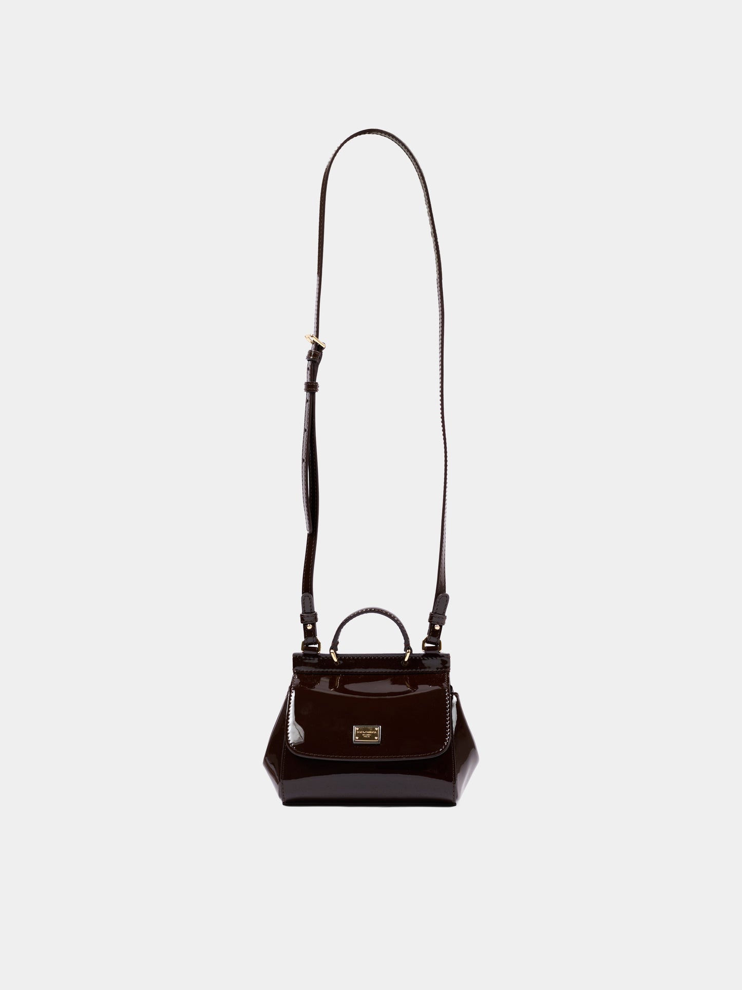 Borsa elegante marrone per bambina con logo,Dolce & Gabbana Kids,EB0003 A1067 80058