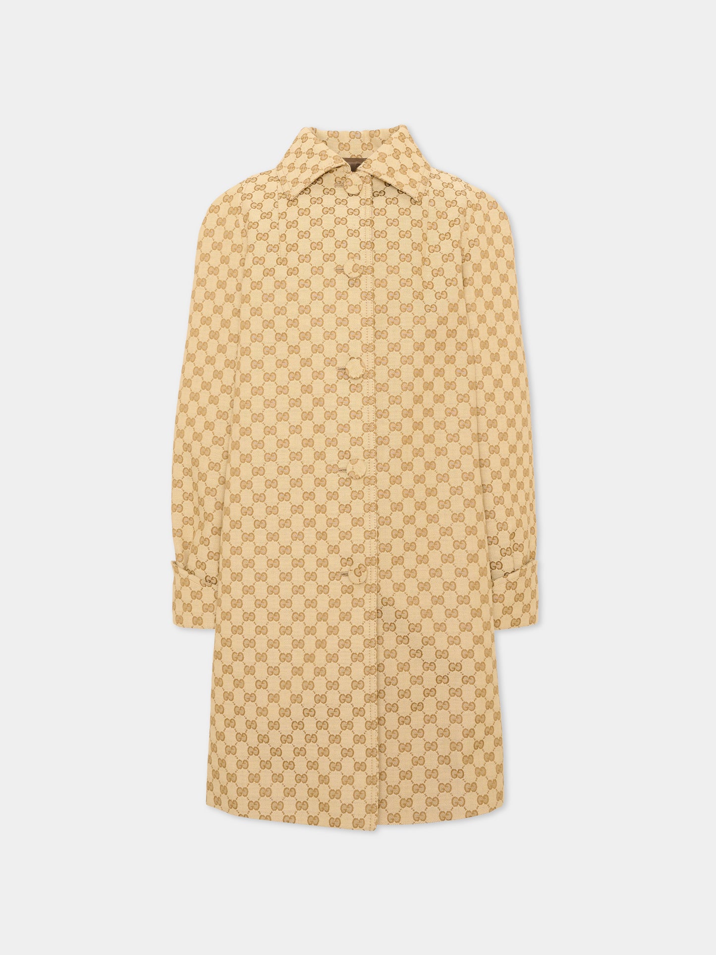 Cappotto beige per bambina GG
