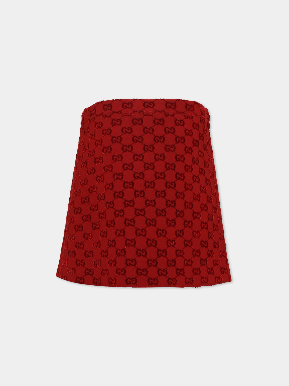Gonna rossa per bambina con GG,Gucci Kids,828852 XJHD5 6062