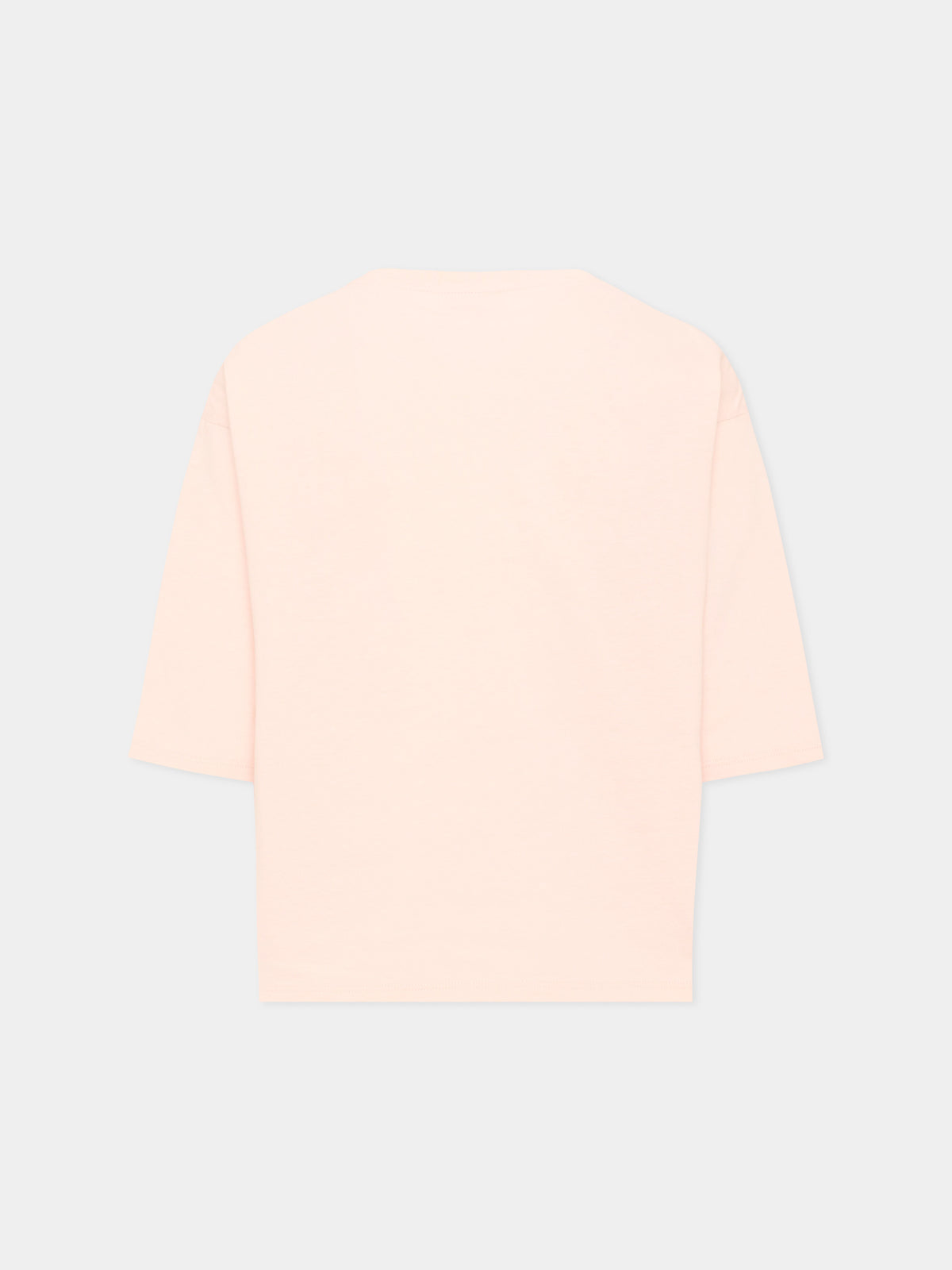 Long sleeve pink T-shirt for Girl logo