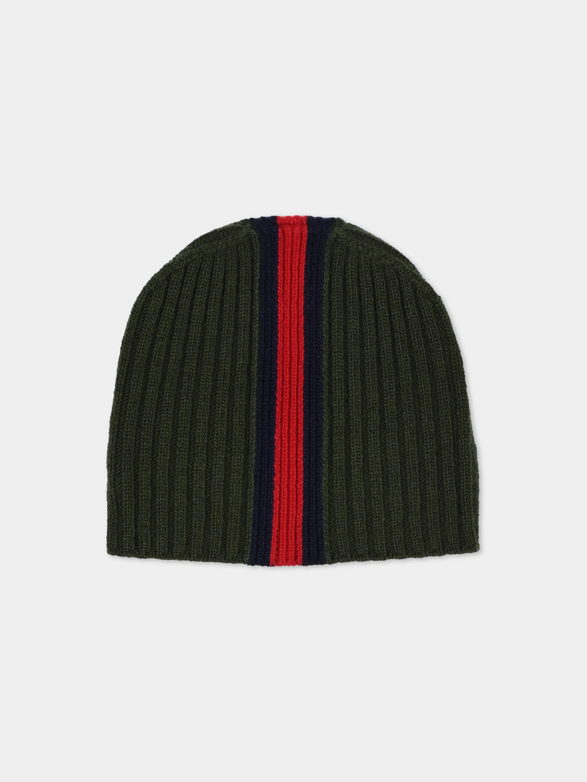 Berretto verde per bambini con Web,Gucci Kids,871021 4KADM 3268