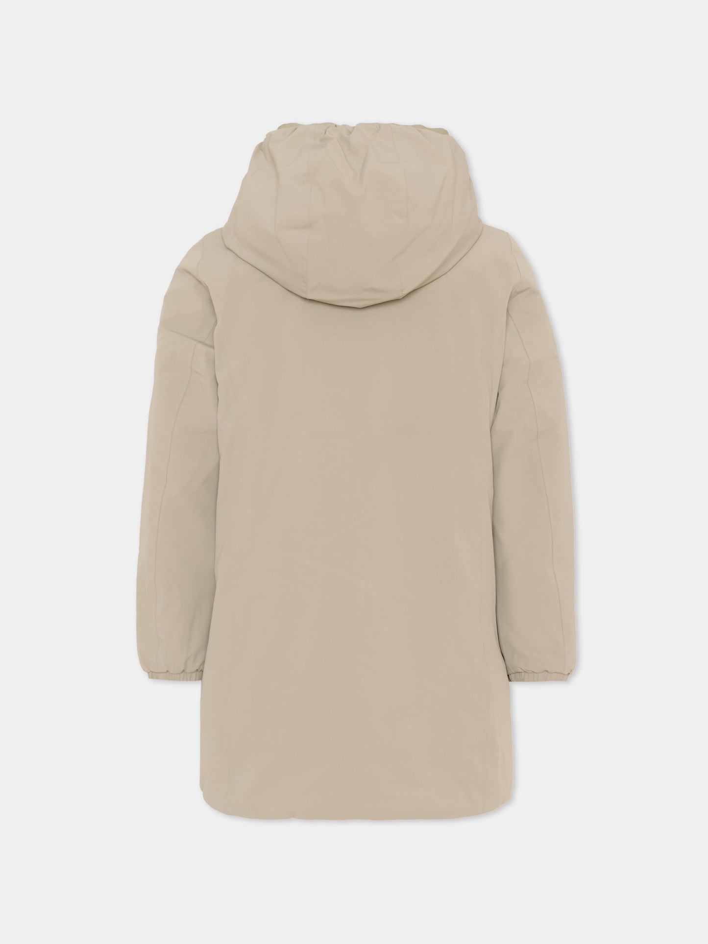 Piumino verde Denise per bambina con logo,K-way,K11517W B2M