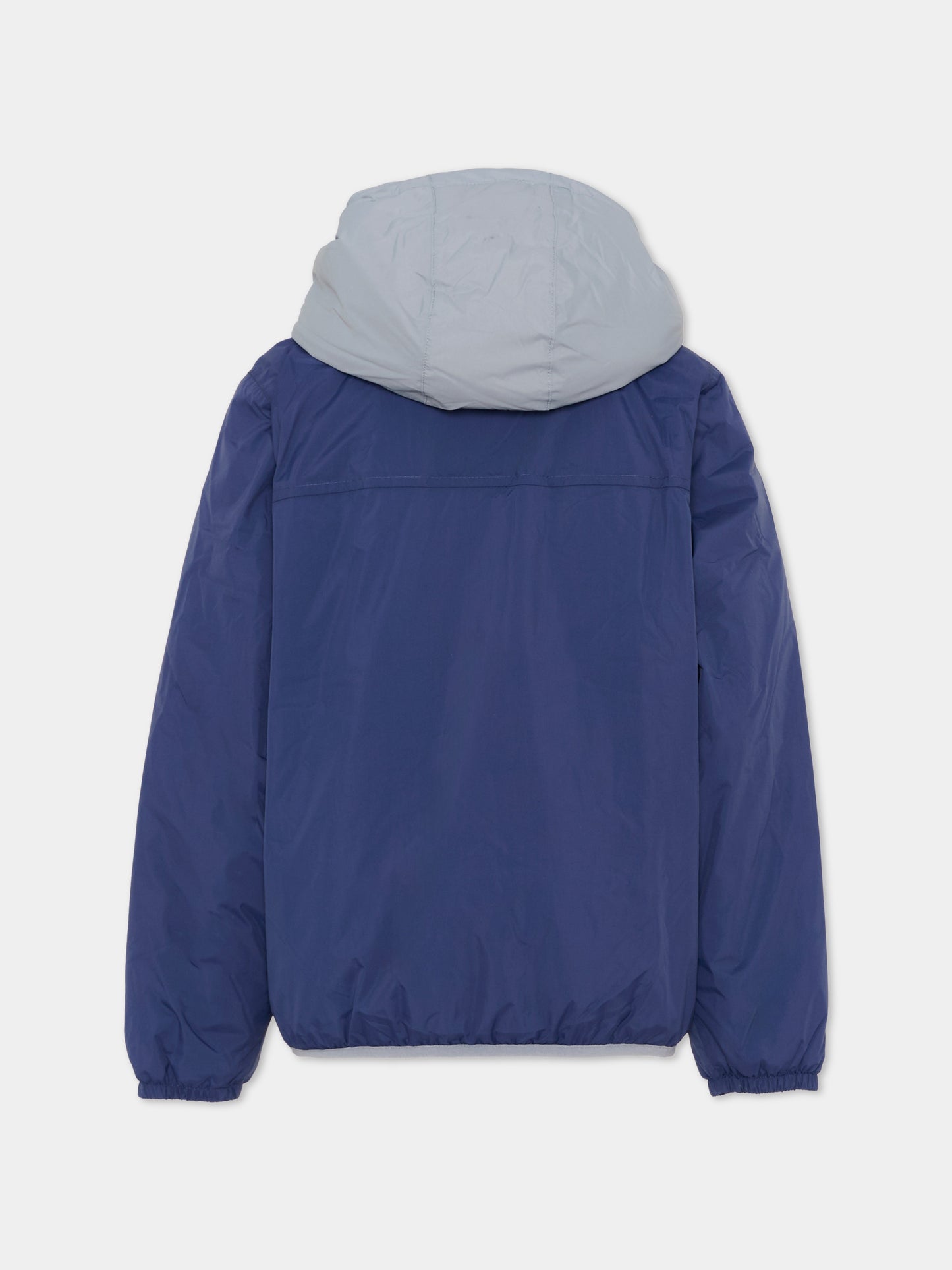 Piumino blu Claude Orsetto per bambini con logo,K-way,K7142TW C00