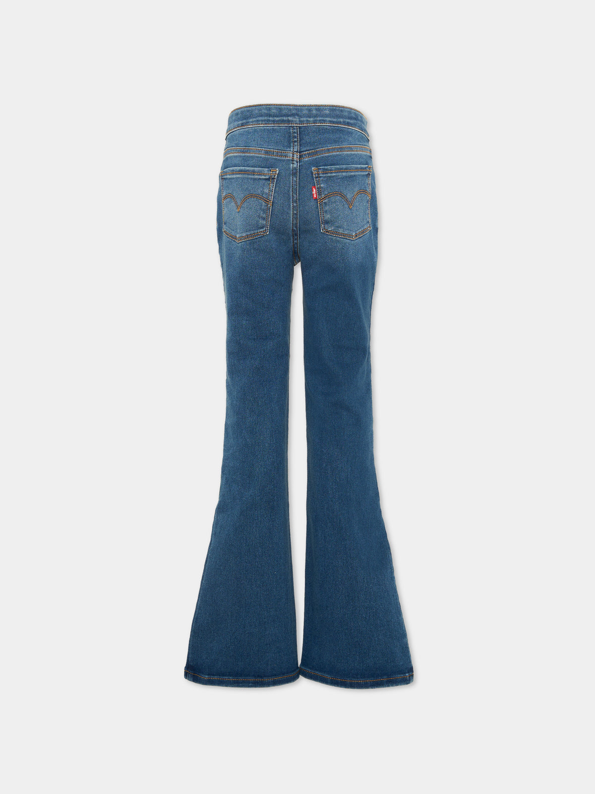 Jeans denim per bambina svasato,Levi's Kids,4ER358 D5Q