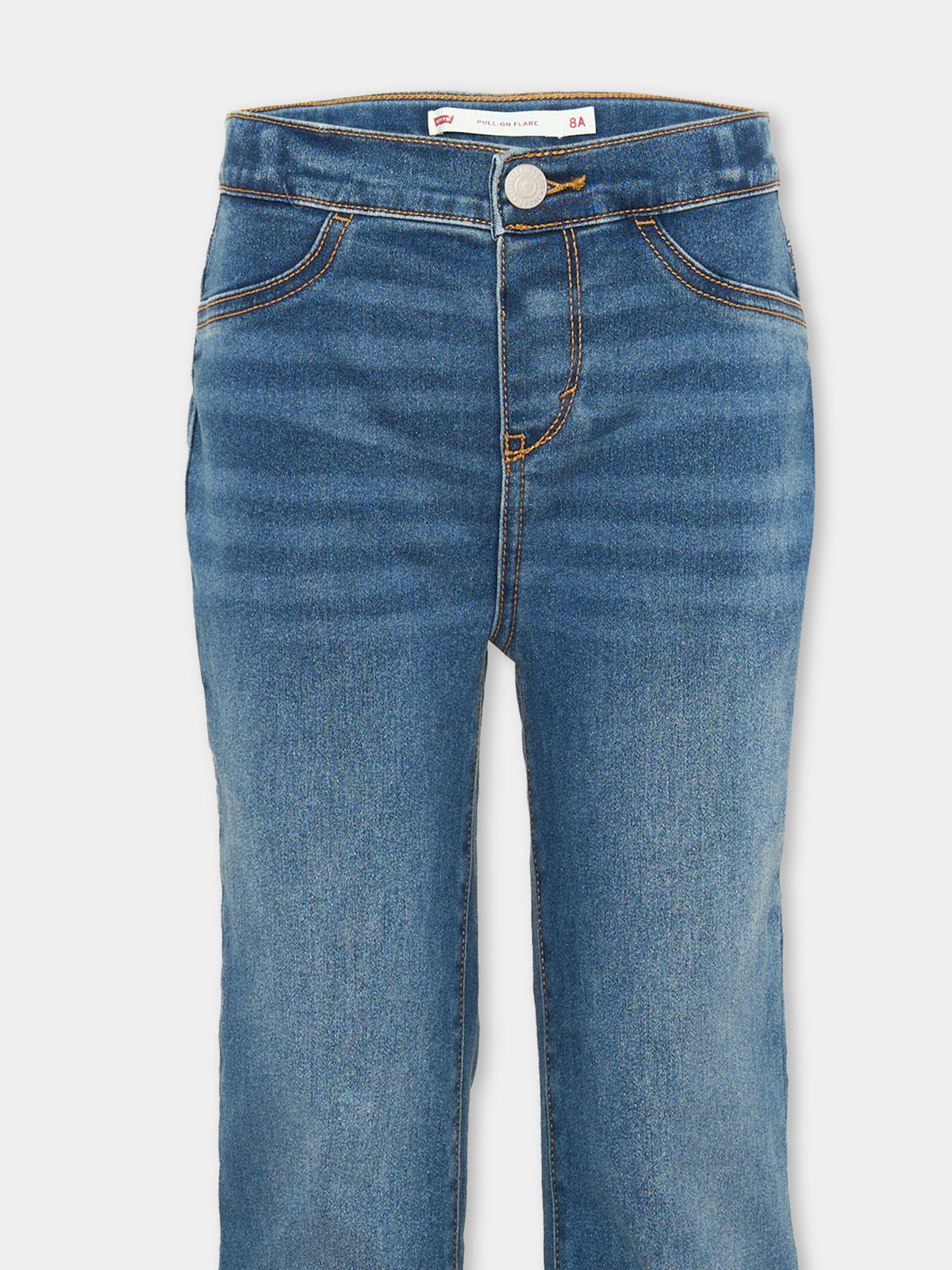 Jeans denim per bambina svasato,Levi's Kids,4ER358 D5Q