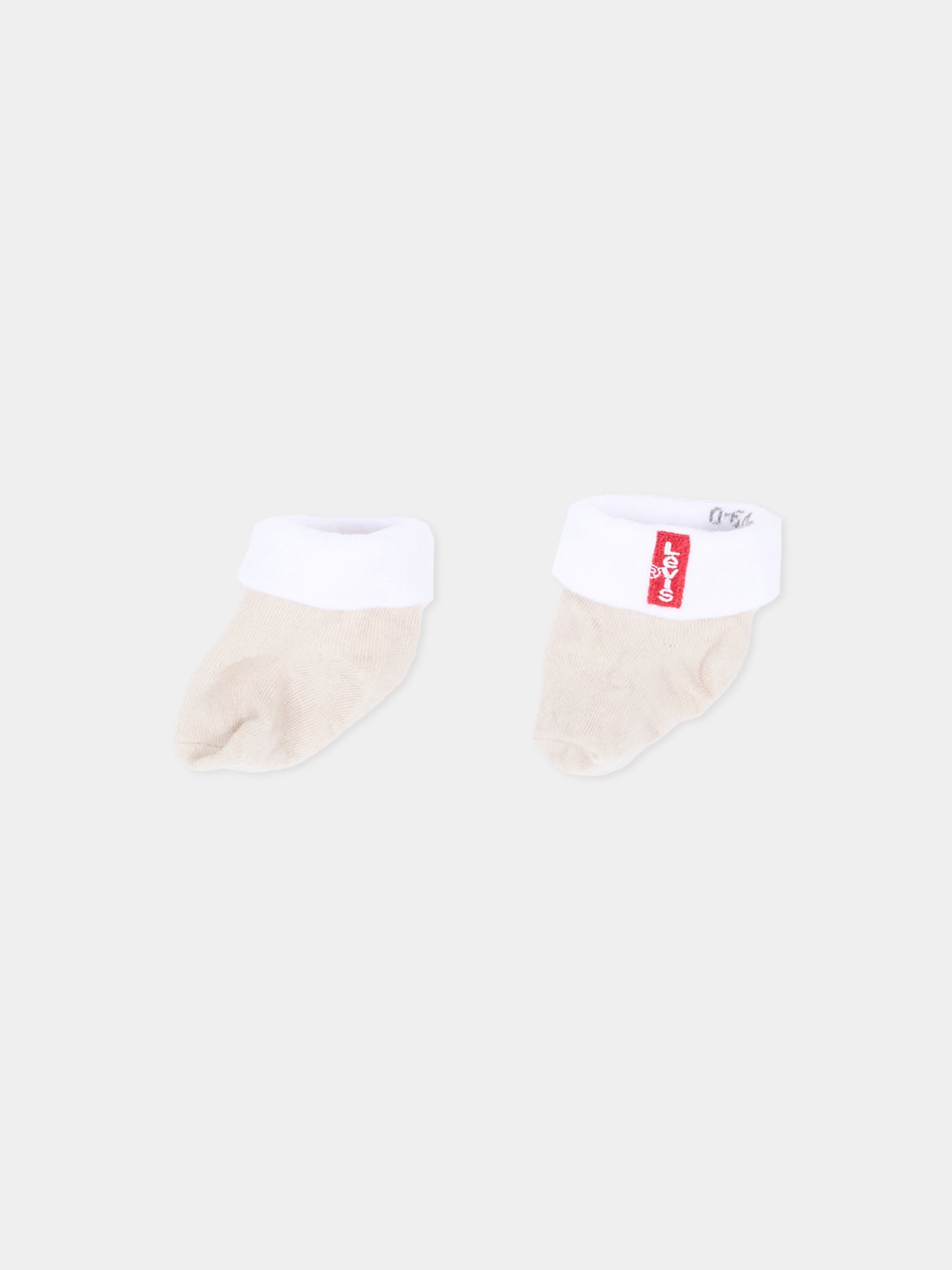 Set Tutine avorio per neonati con logo,Levi's Kids,LL0019 J95