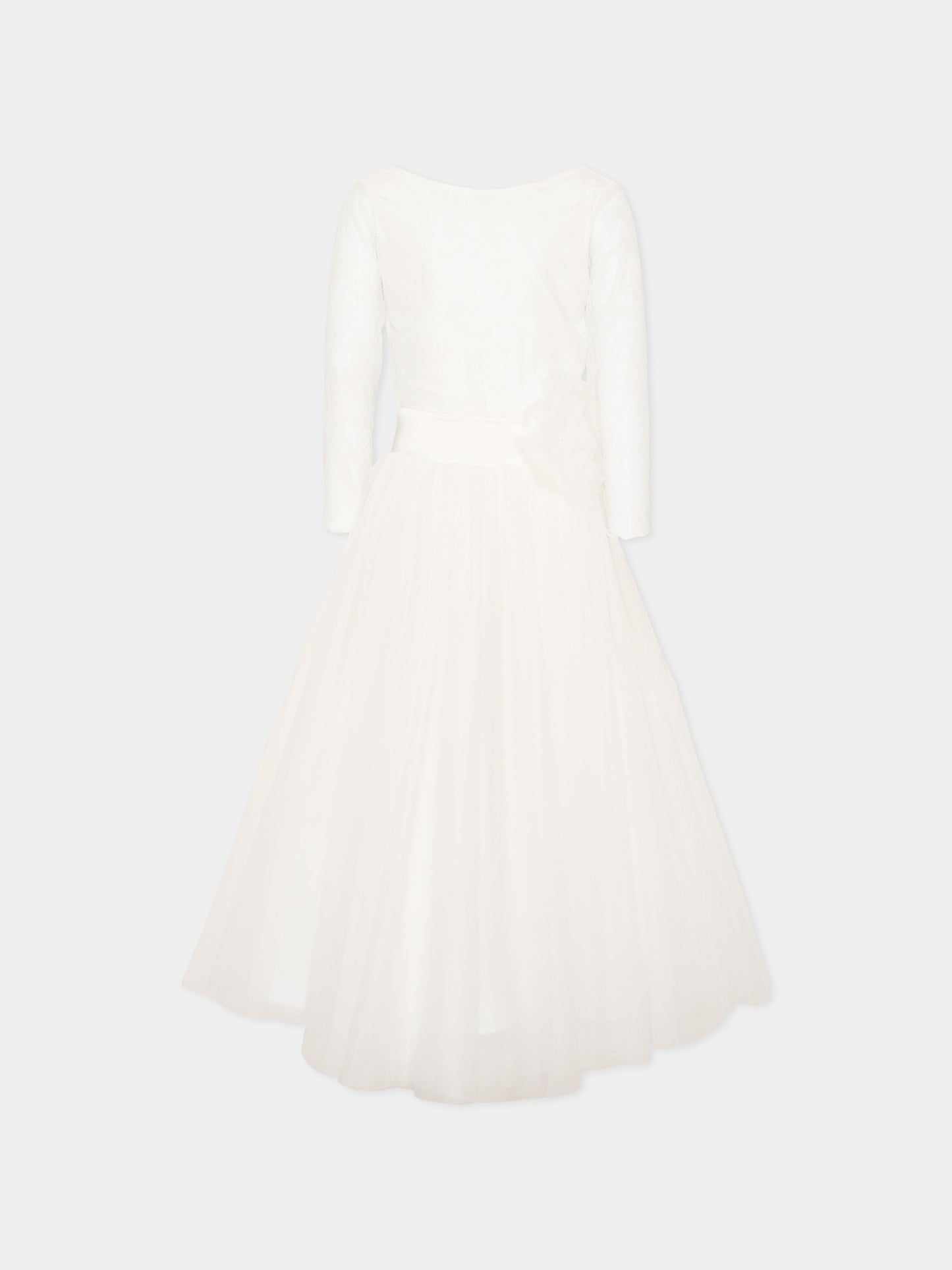 Completo elegante avorio per bambina,Colorichiari,FL208395 4970 1515