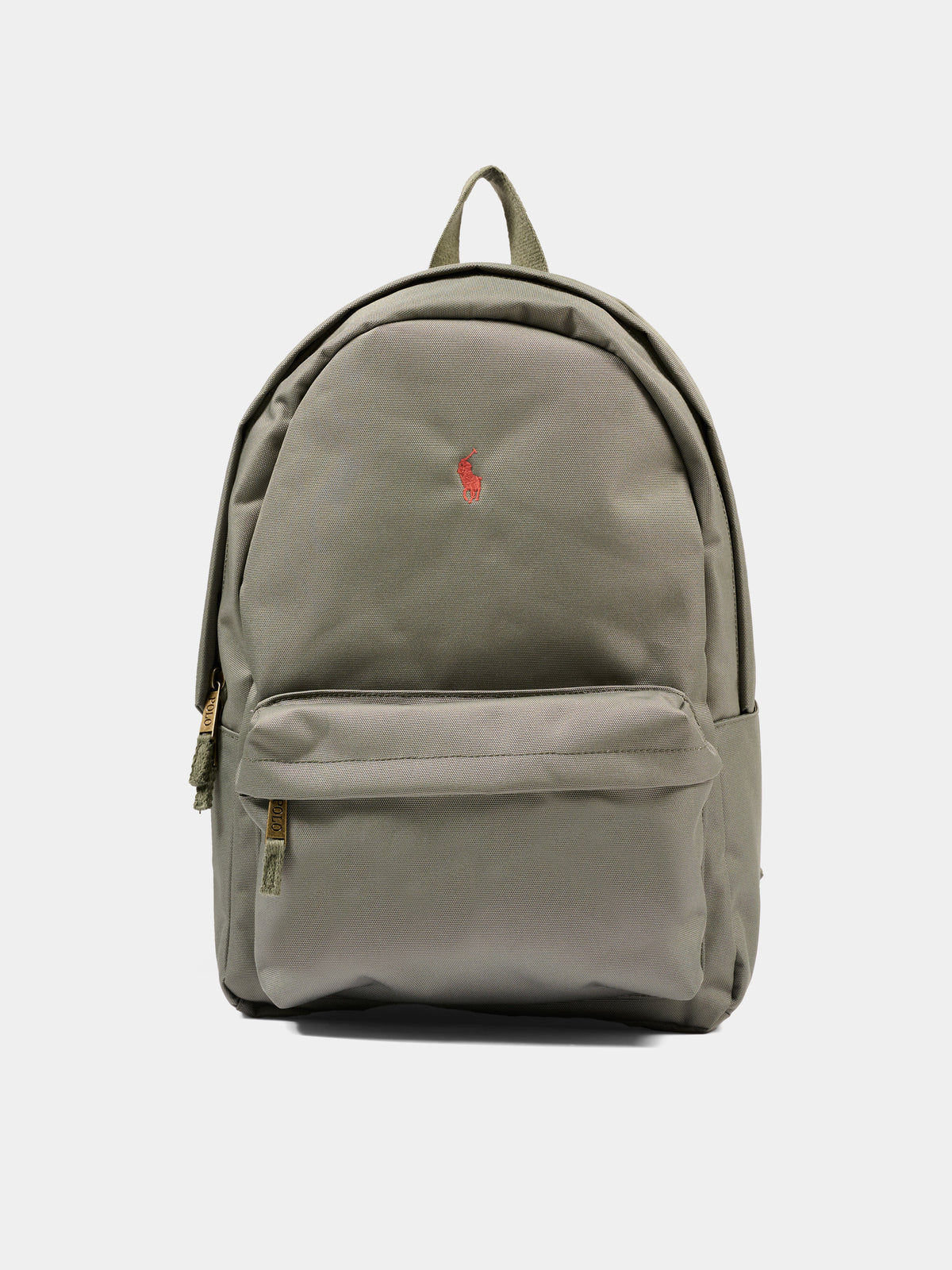 Zaino verde con Pony ricamato,Ralph Lauren Kids,9AR151 FFF