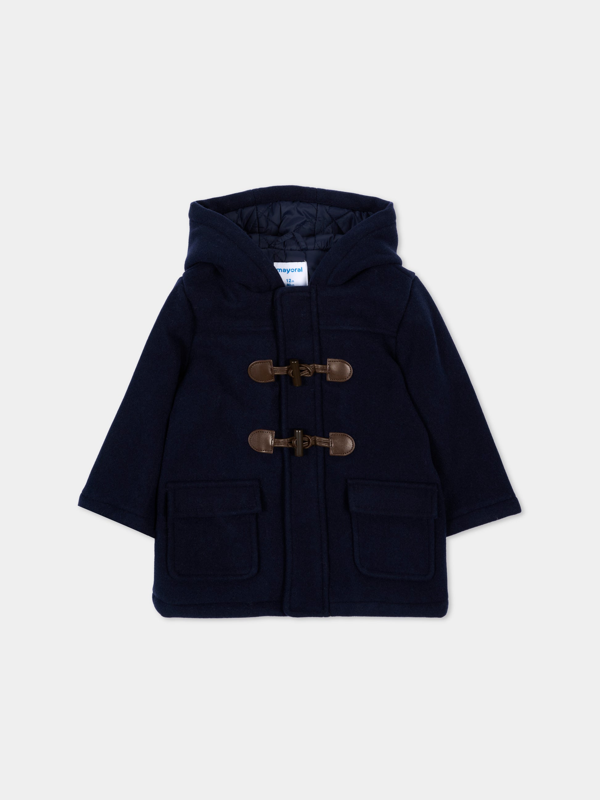 Cappotto blu per neonato con alamari,Mayoral,2426 041