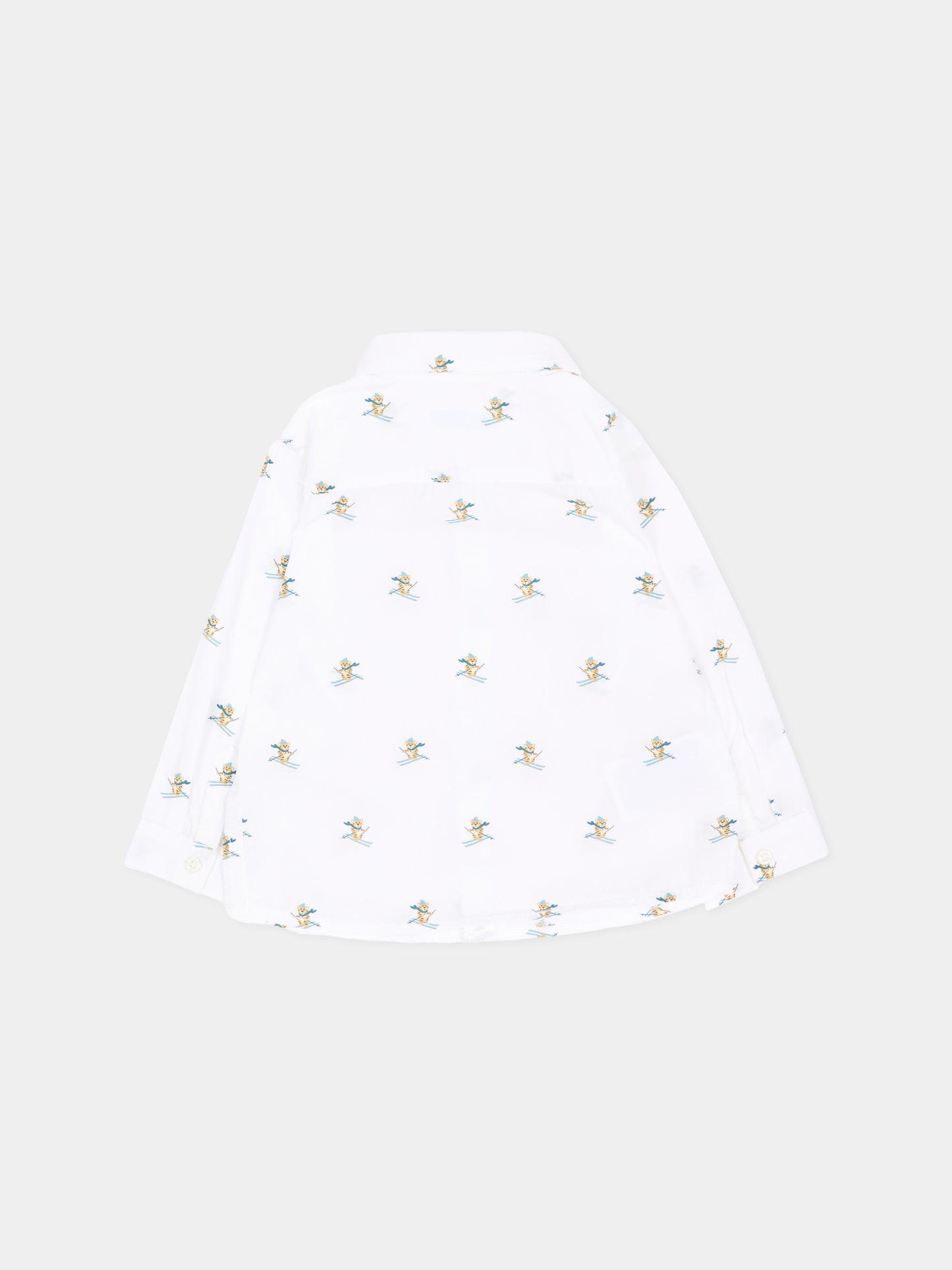Camicia bianca per neonato con tigri,Mayoral,2110 063