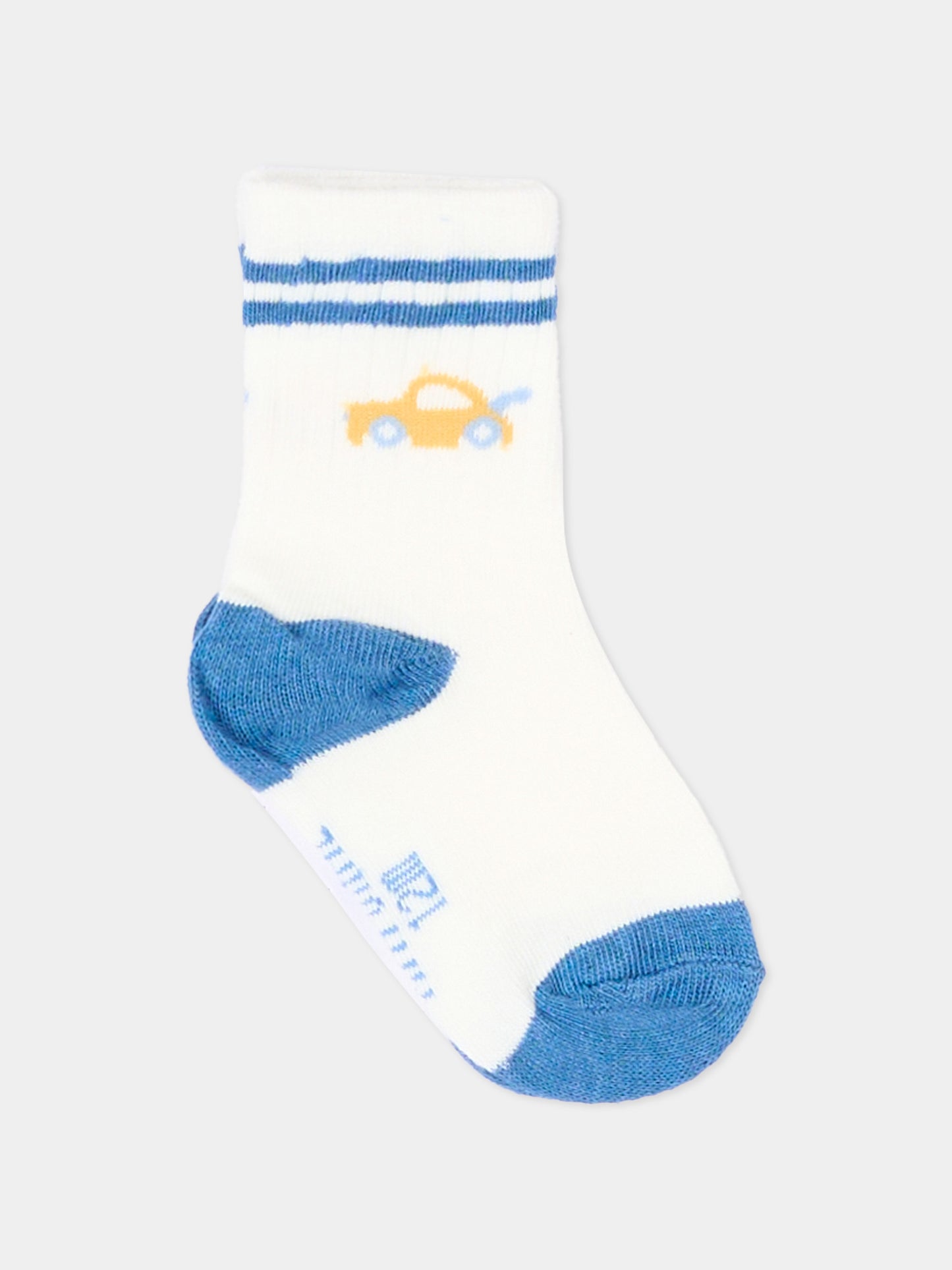 Calzini multicolor per neonato con auto,Mayoral,10249 087
