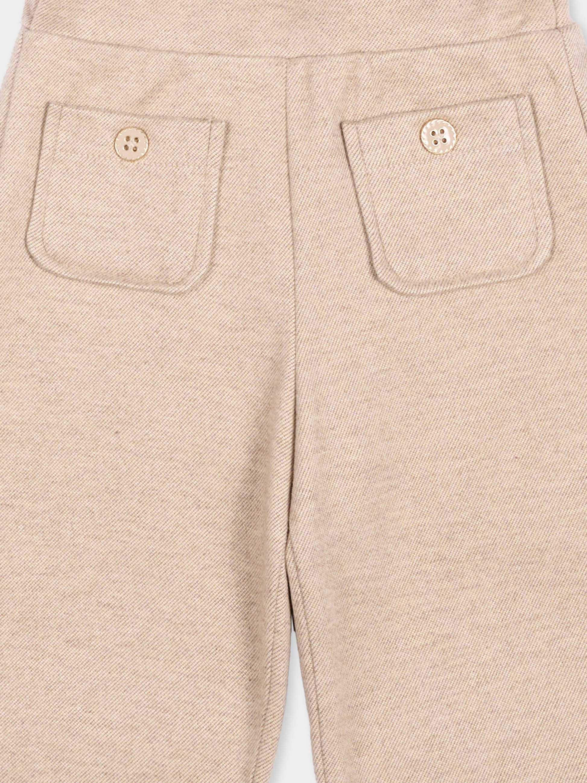 Pantaloni casual beige per neonata,Mayoral,2555 026