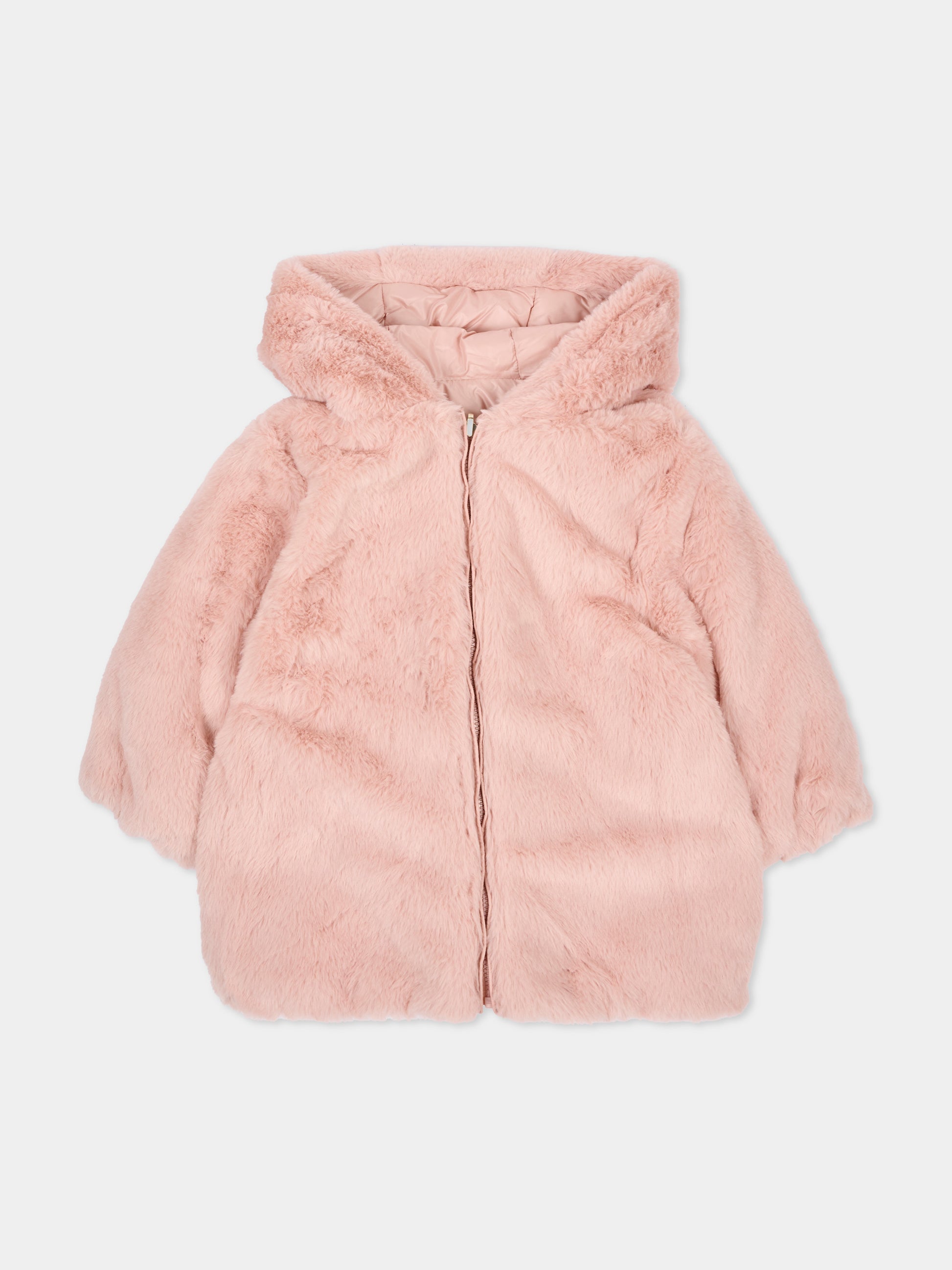 Piumino rosa per neonata con fiocchi,Mayoral,2439 094
