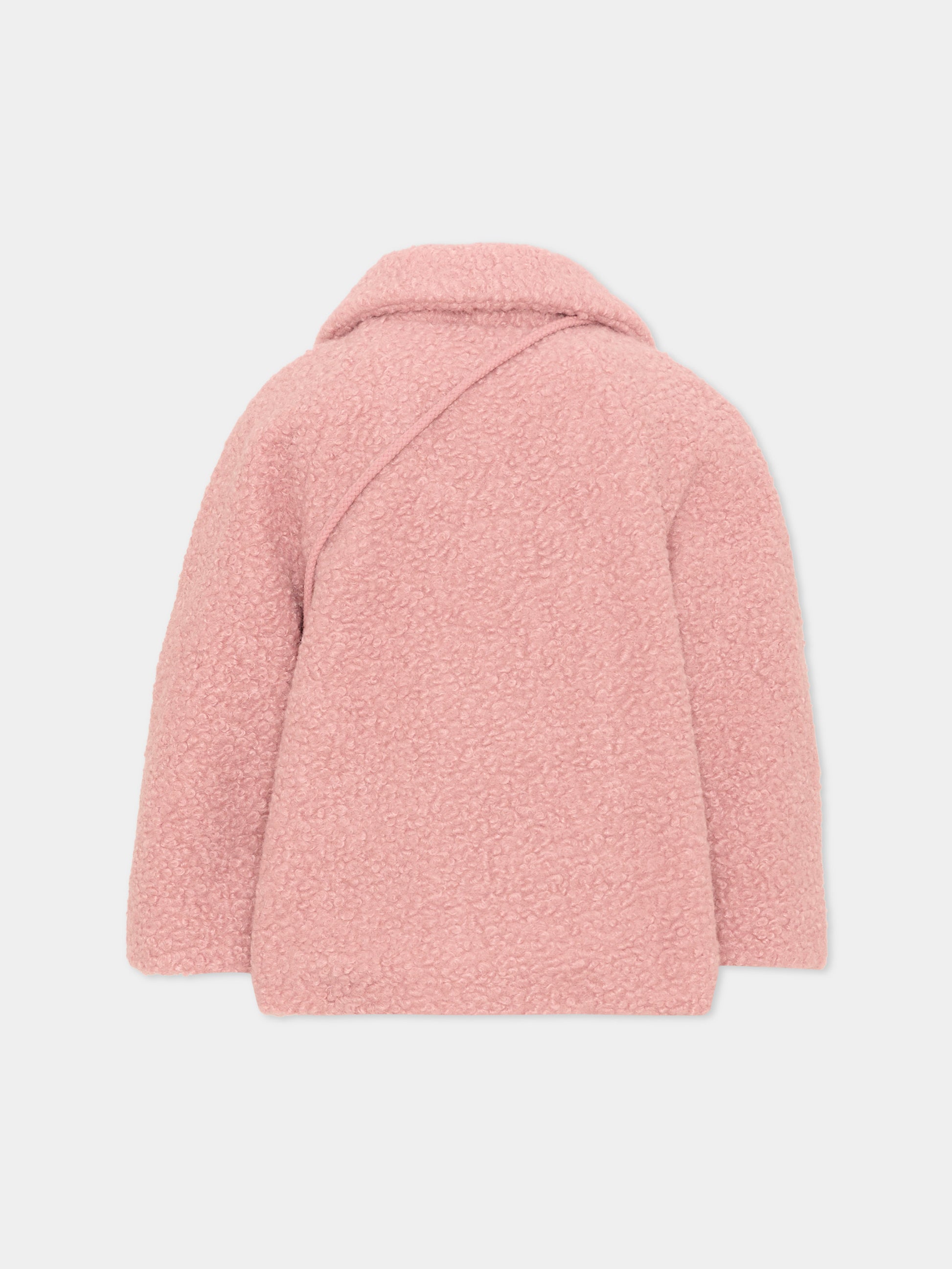 Cappotto rosa per bambina,Mayoral,4411 010