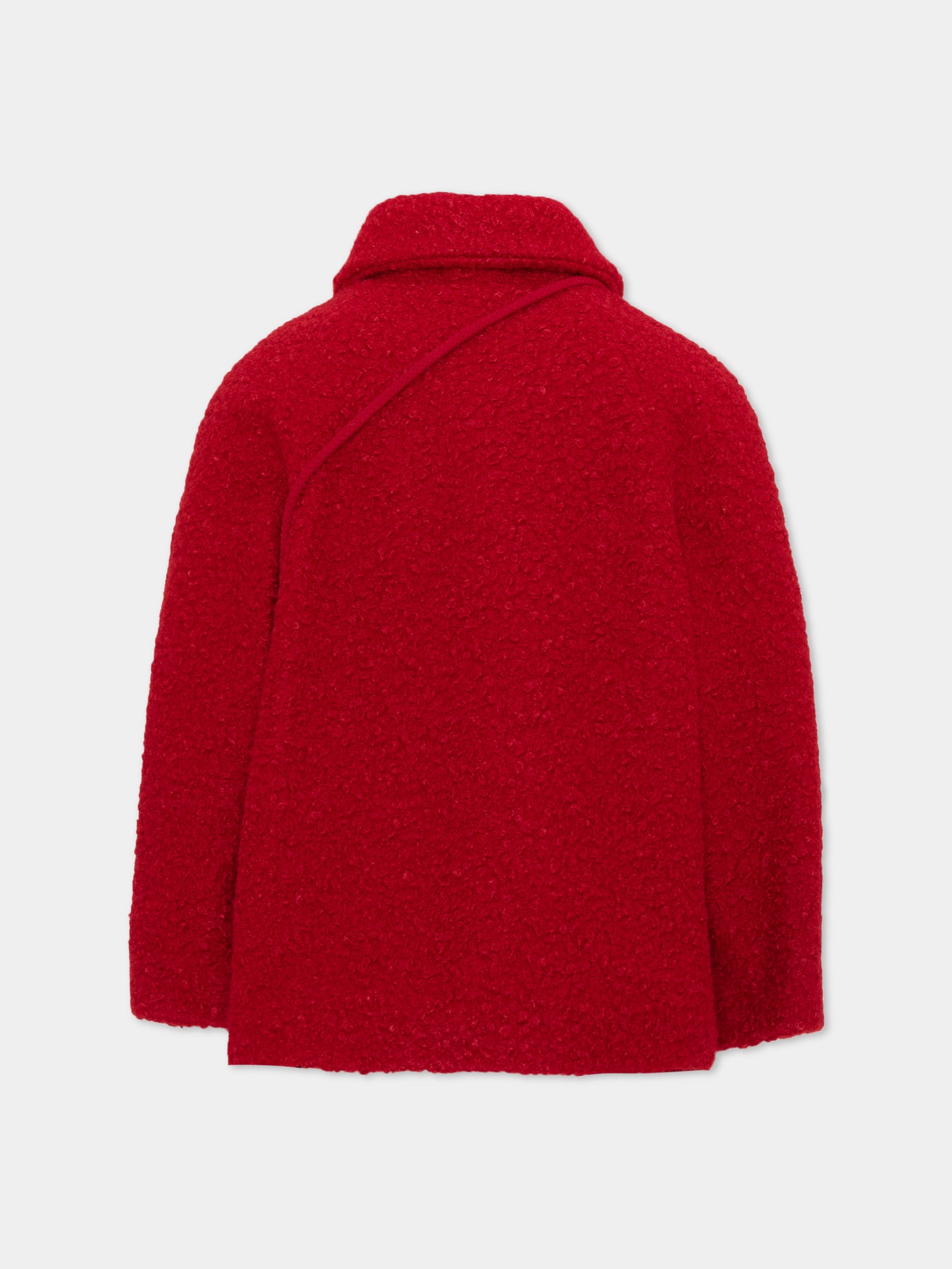 Cappotto rosso per bambina doppiopetto,Mayoral,4411 012