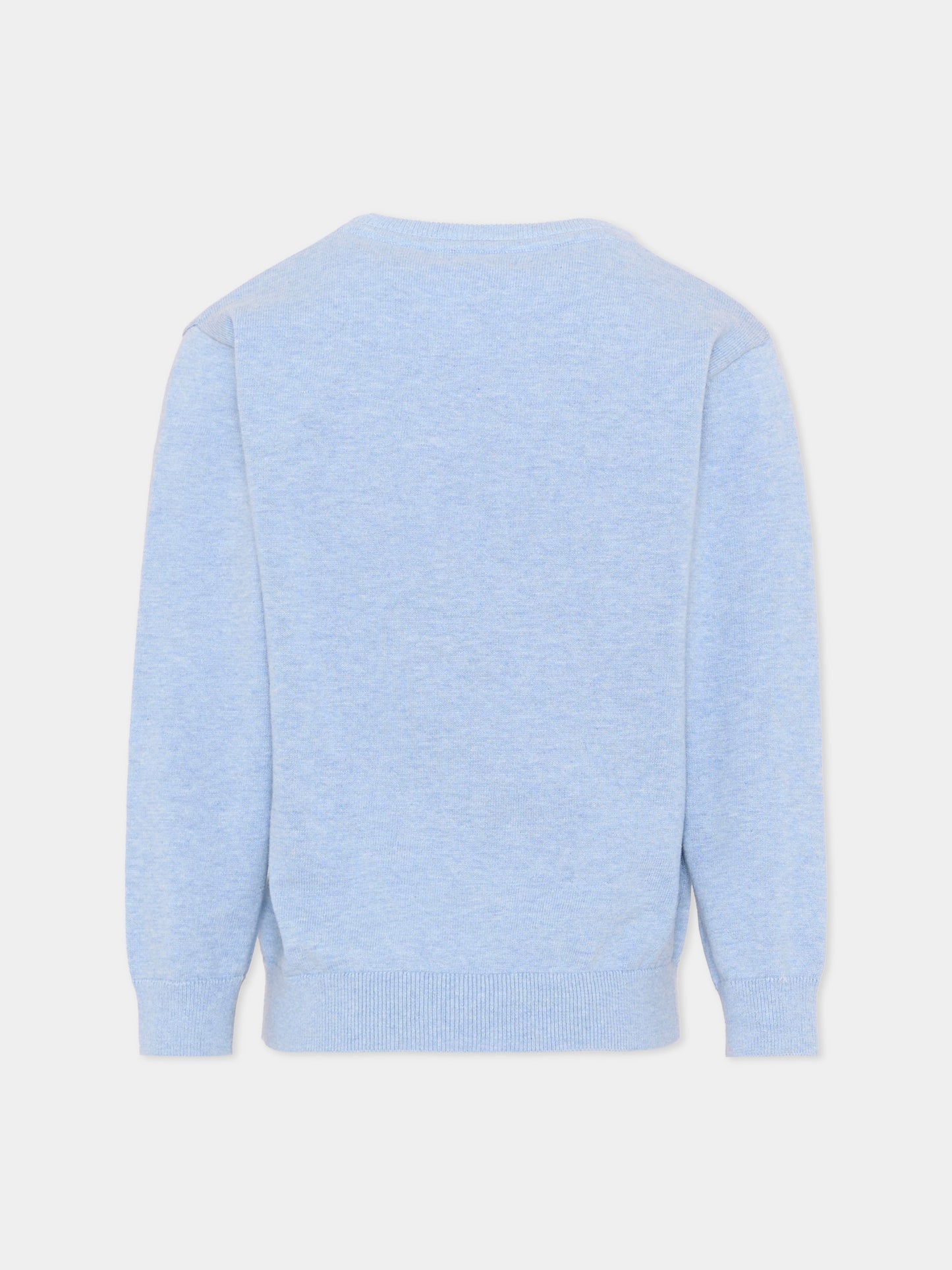 Maglione celeste per bambino tinta unita,Mayoral,323 017