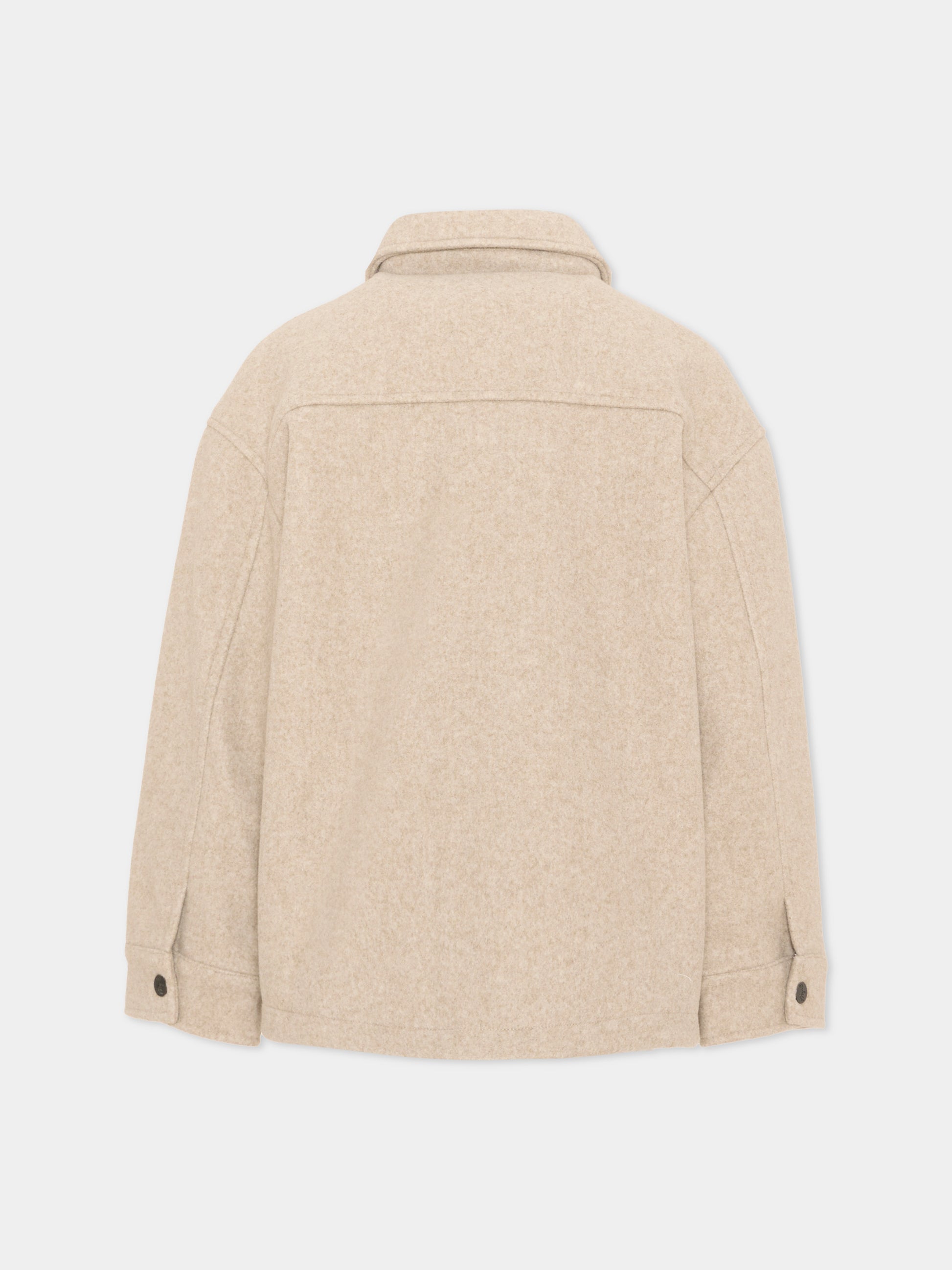 Cappotto beige per bambino melange,Mayoral,4467 040