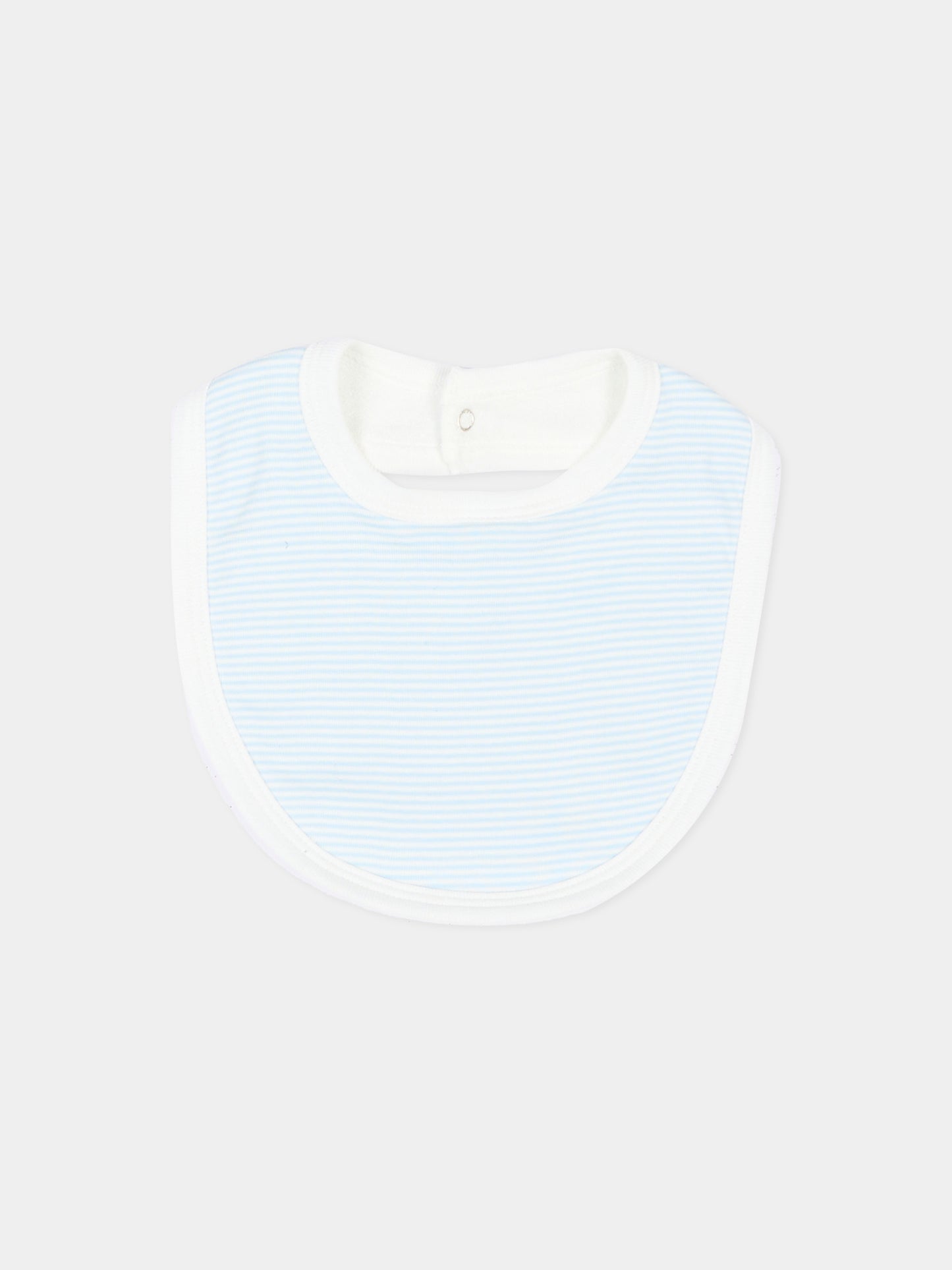 Bavaglini avorio per neonati con balene,Petit Bateau,A0GLI 00