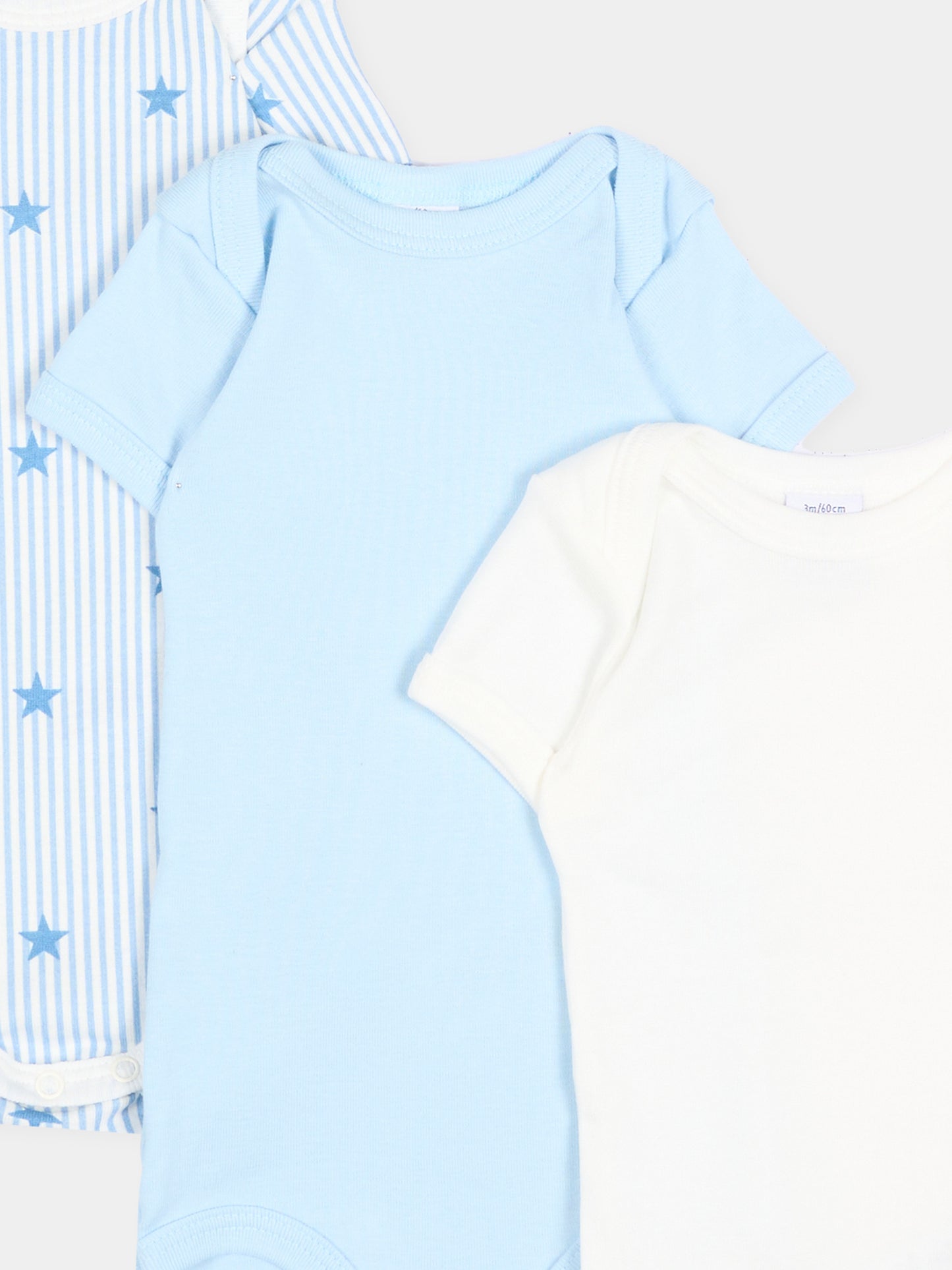 Body multicolor per neonato con stelle,Petit Bateau,A0GYB 00