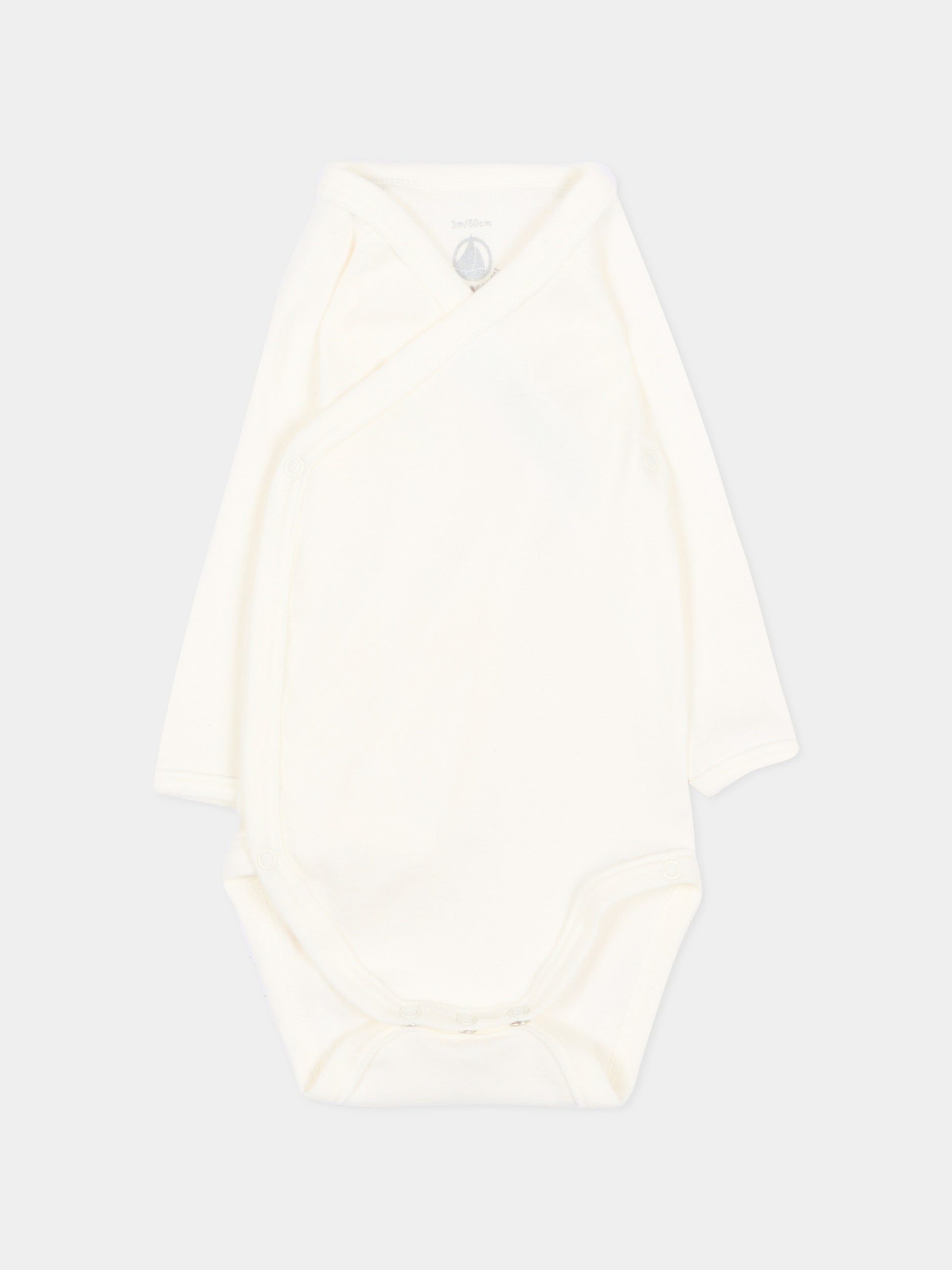 Set tutine avorio per neonata con cuori,Petit Bateau,A0FF9 00