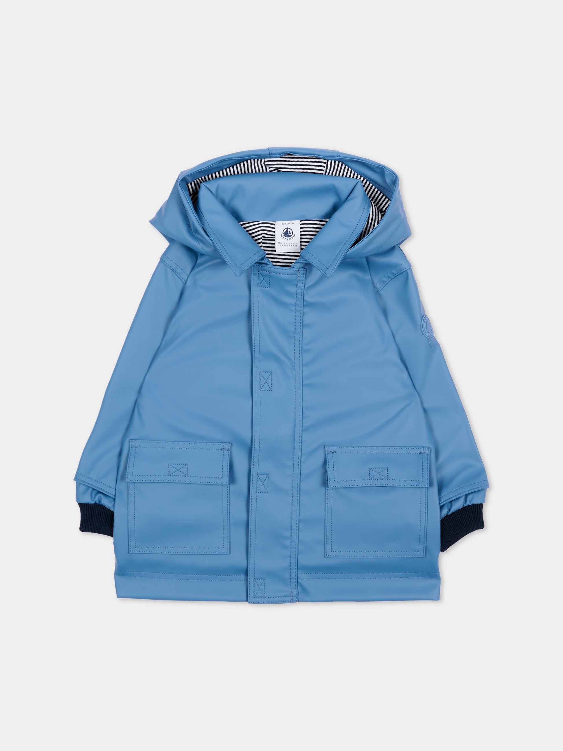 Impermeabile blu per neonata,Petit Bateau,A0GVQ 02