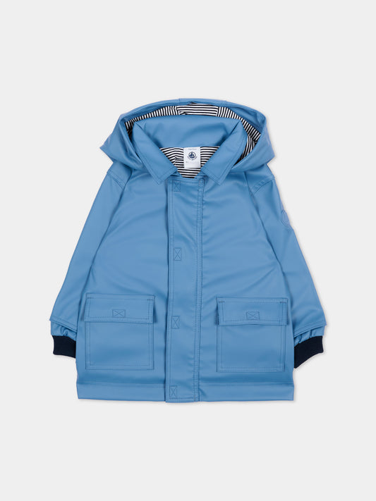 Impermeabile blu per neonata,Petit Bateau,A0GVQ 02