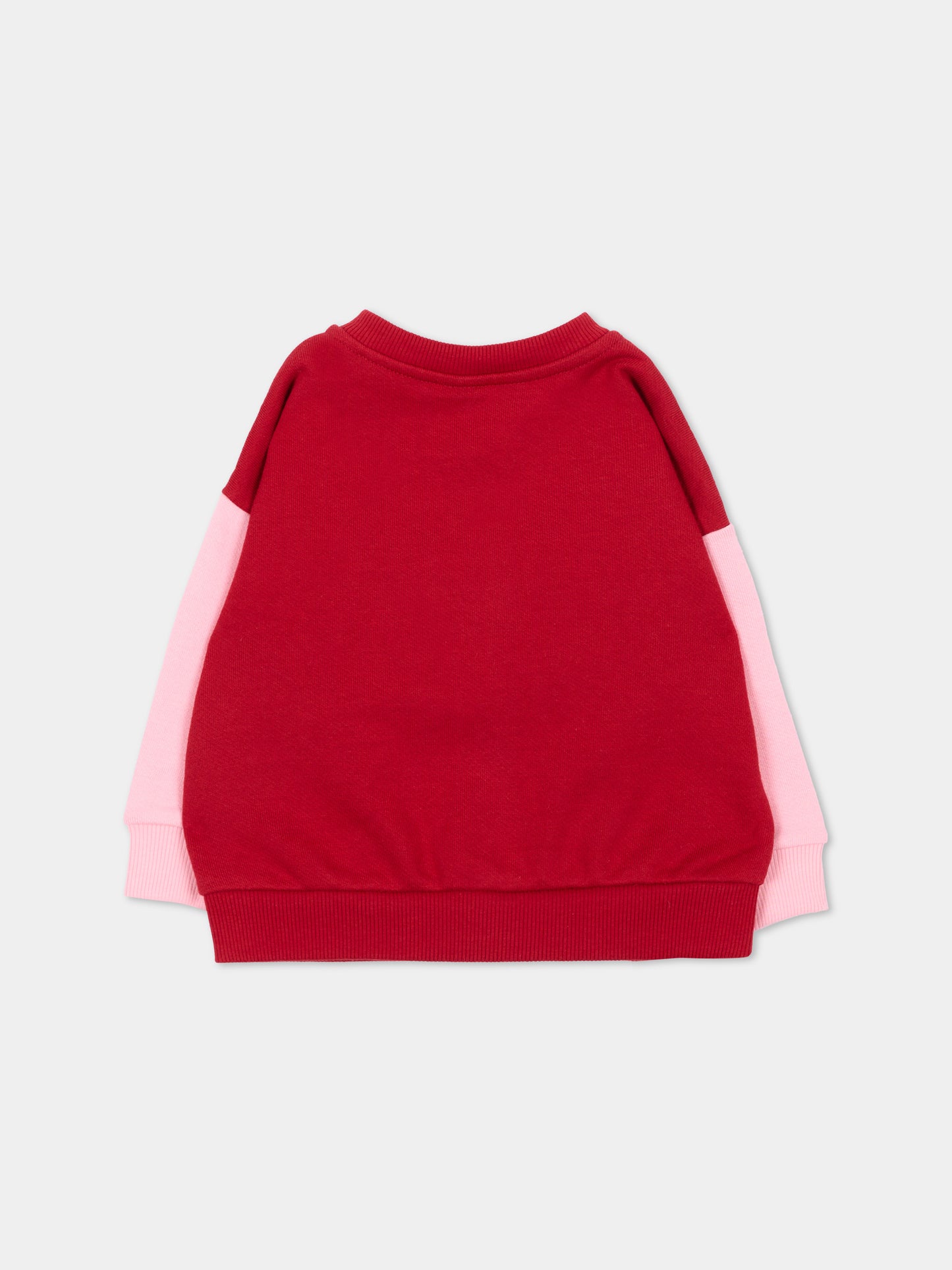 Bomber rosso per neonata con cuore con logo,Petit Bateau,A0GHX 01