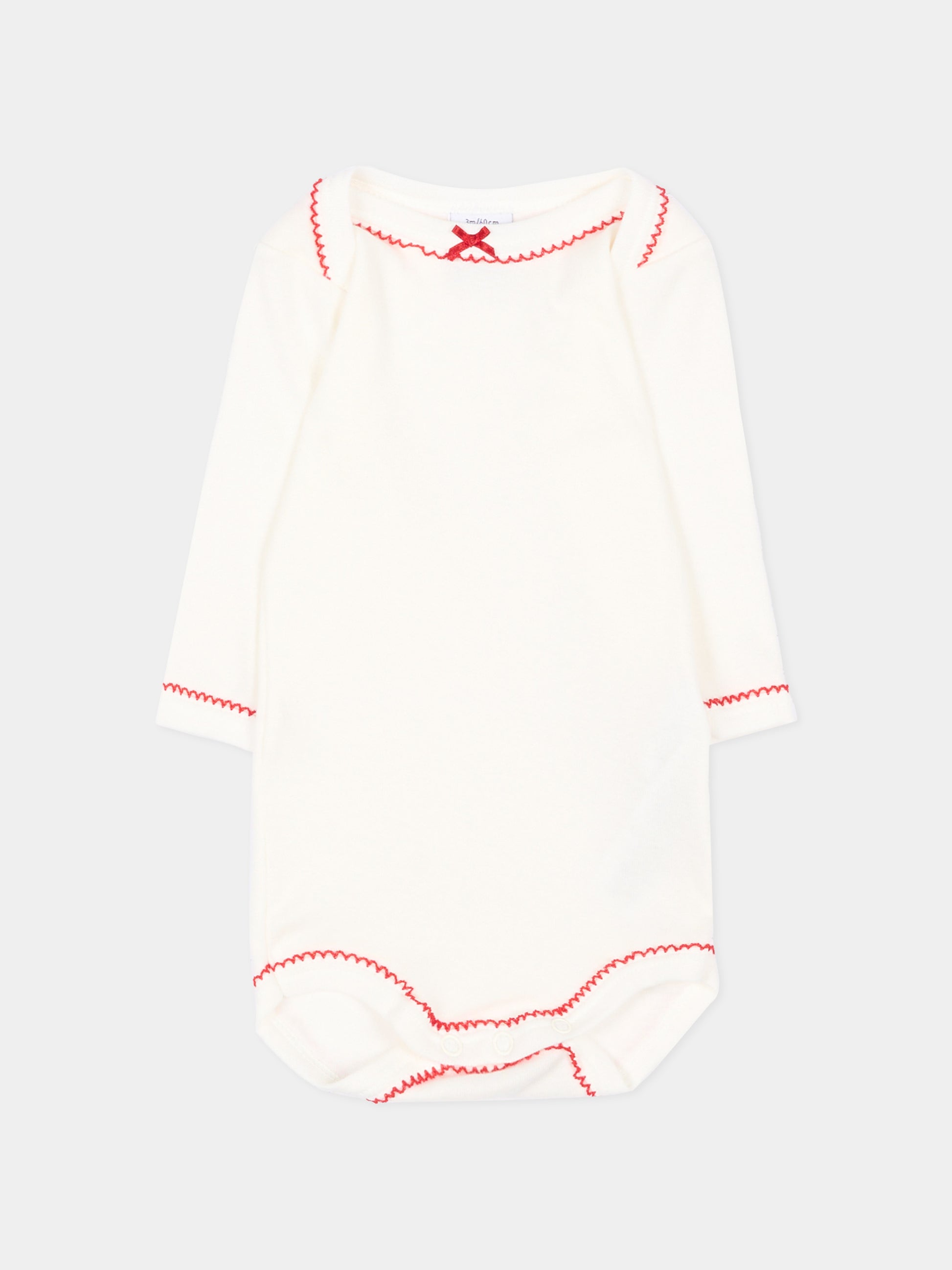 Body multicolor per neonata con cuori,Petit Bateau,A0GYS 00
