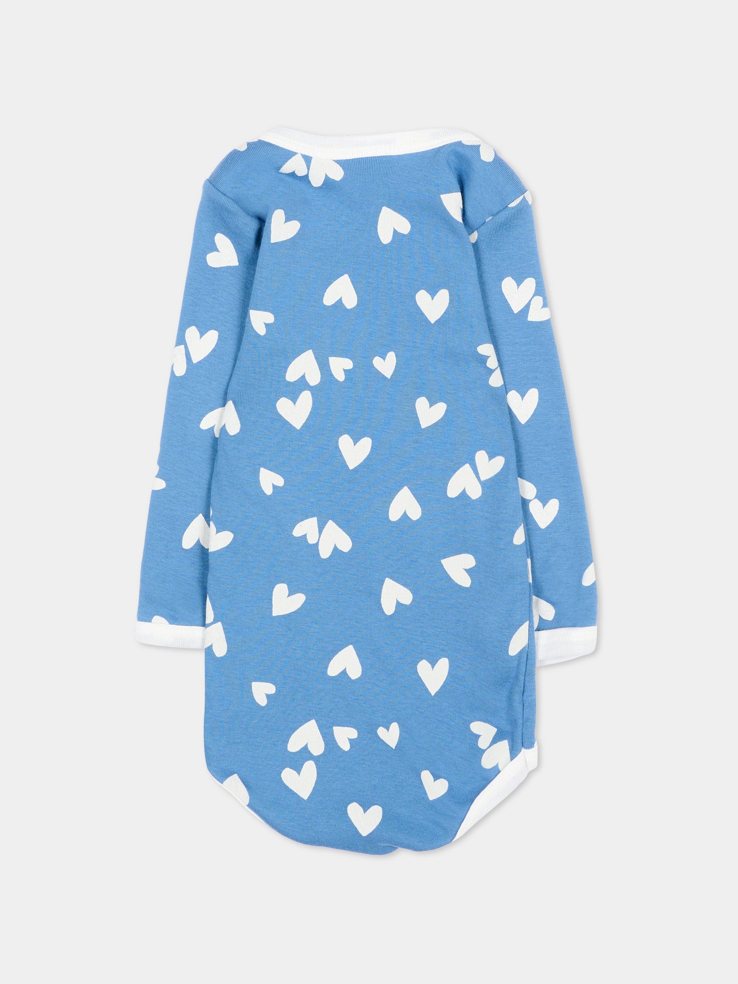 Body multicolor per neonato con cuori,Petit Bateau,A0GZ1 00